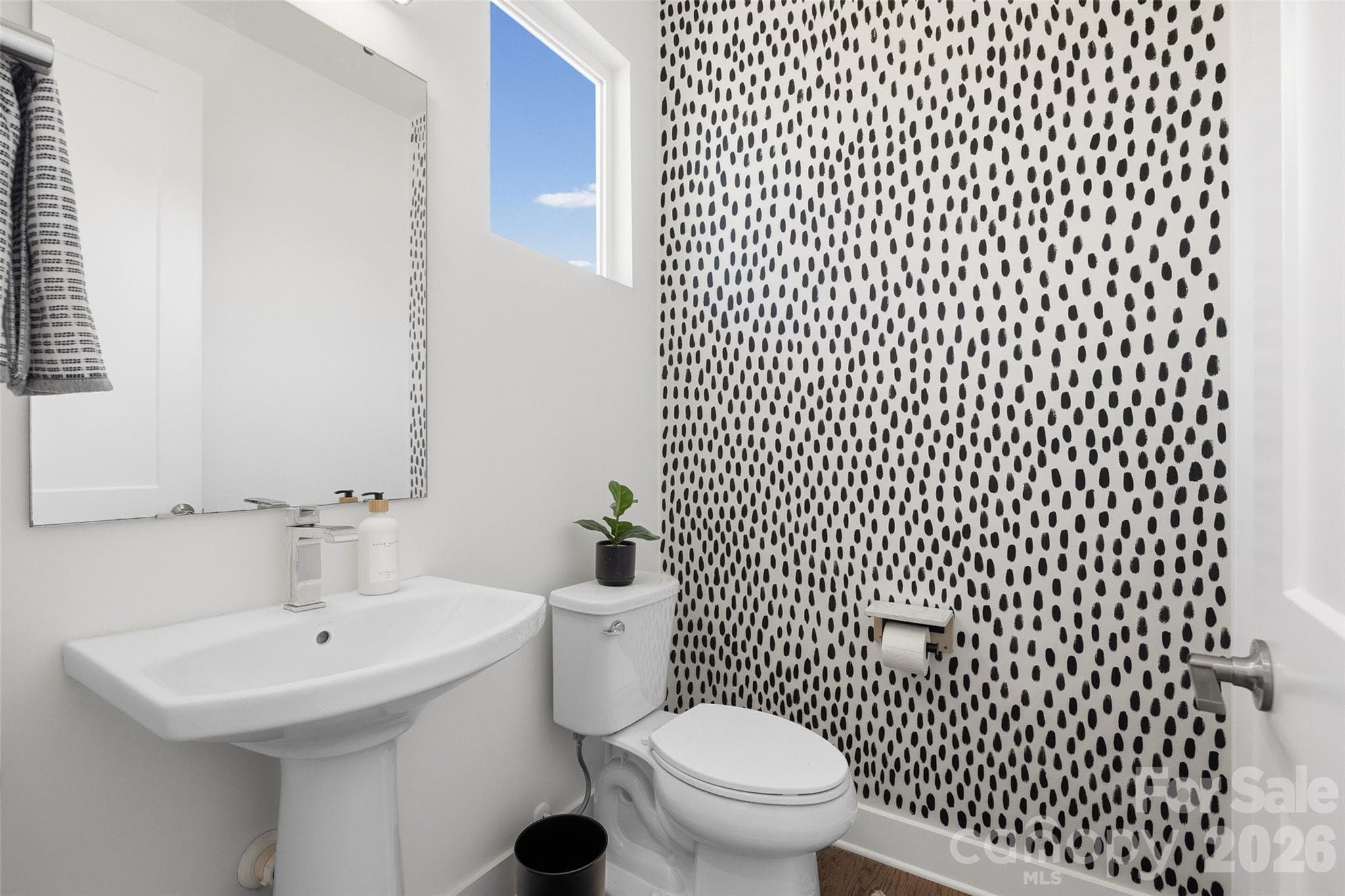 Powder bath on main living level - 1633 Duckworth Avenue, Charlotte