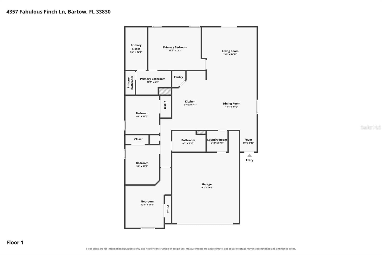 Single Family Residence at 4357 FABULOUS FINCH LN, BARTOW, photo 58 of 58