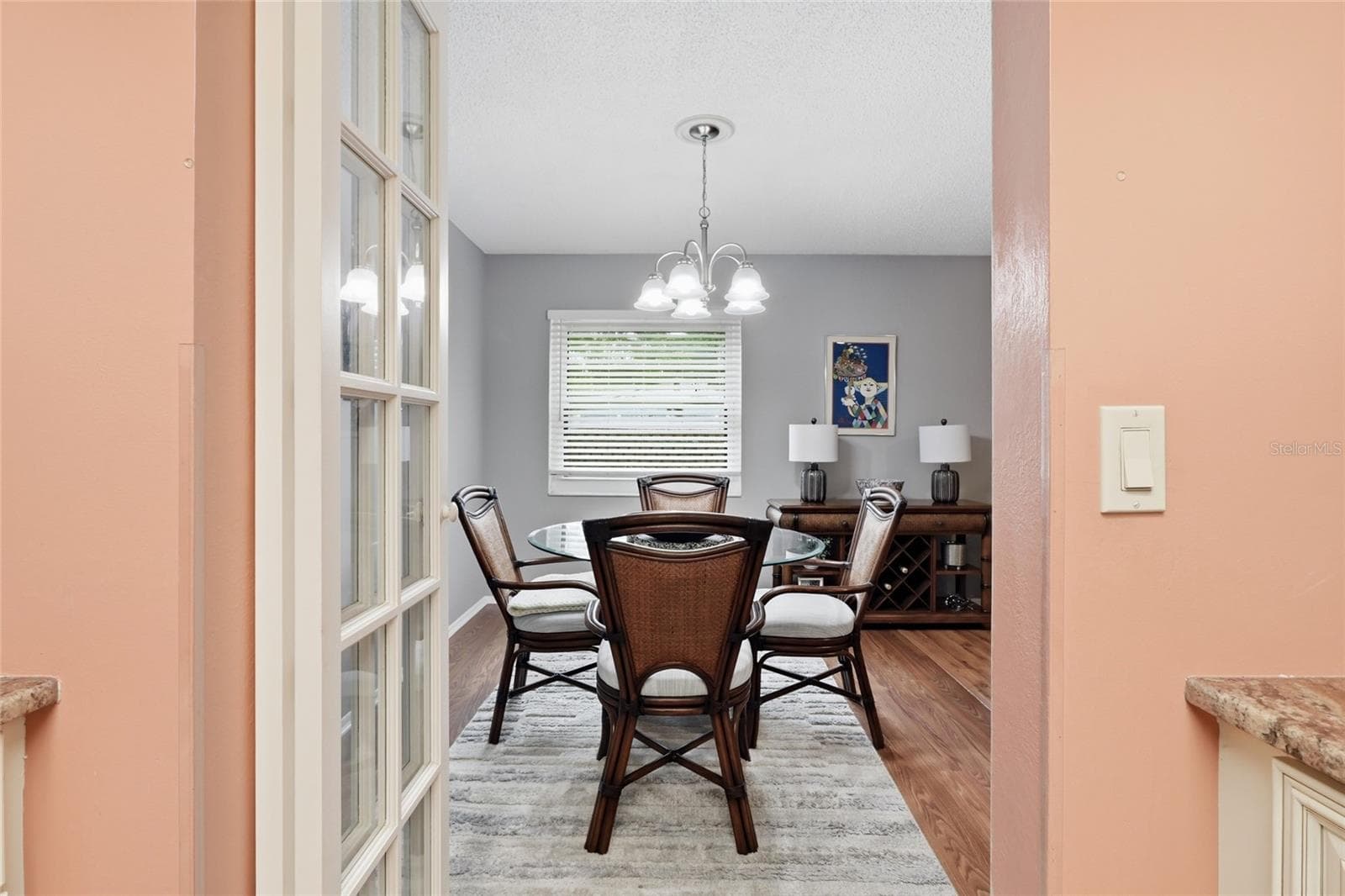 Door between Kitchen and Dining room - 3191 GLEN ELYN BLVD #4, SARASOTA