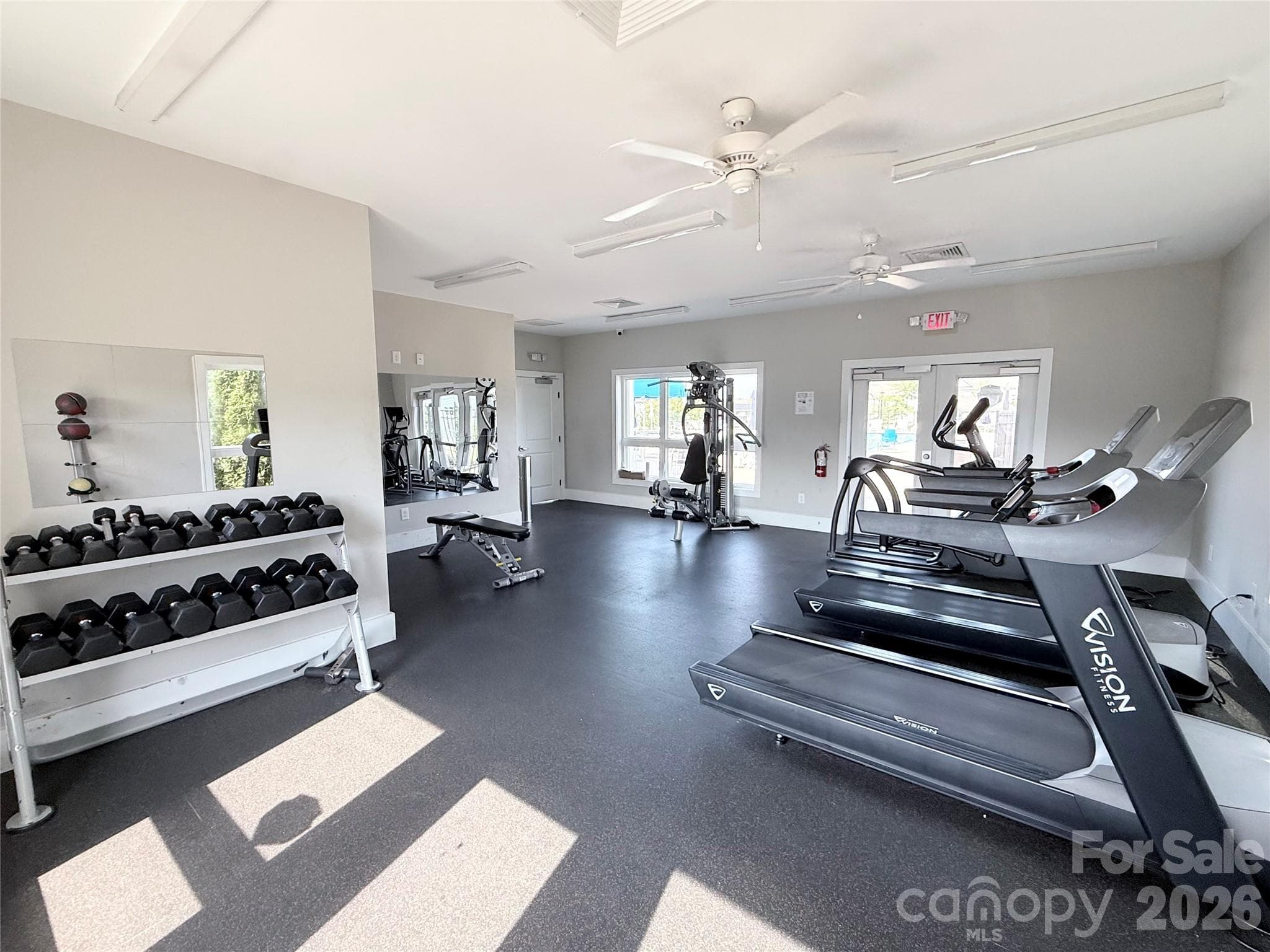 Gym at clubhouse - 107 Longleaf Drive, Mooresville