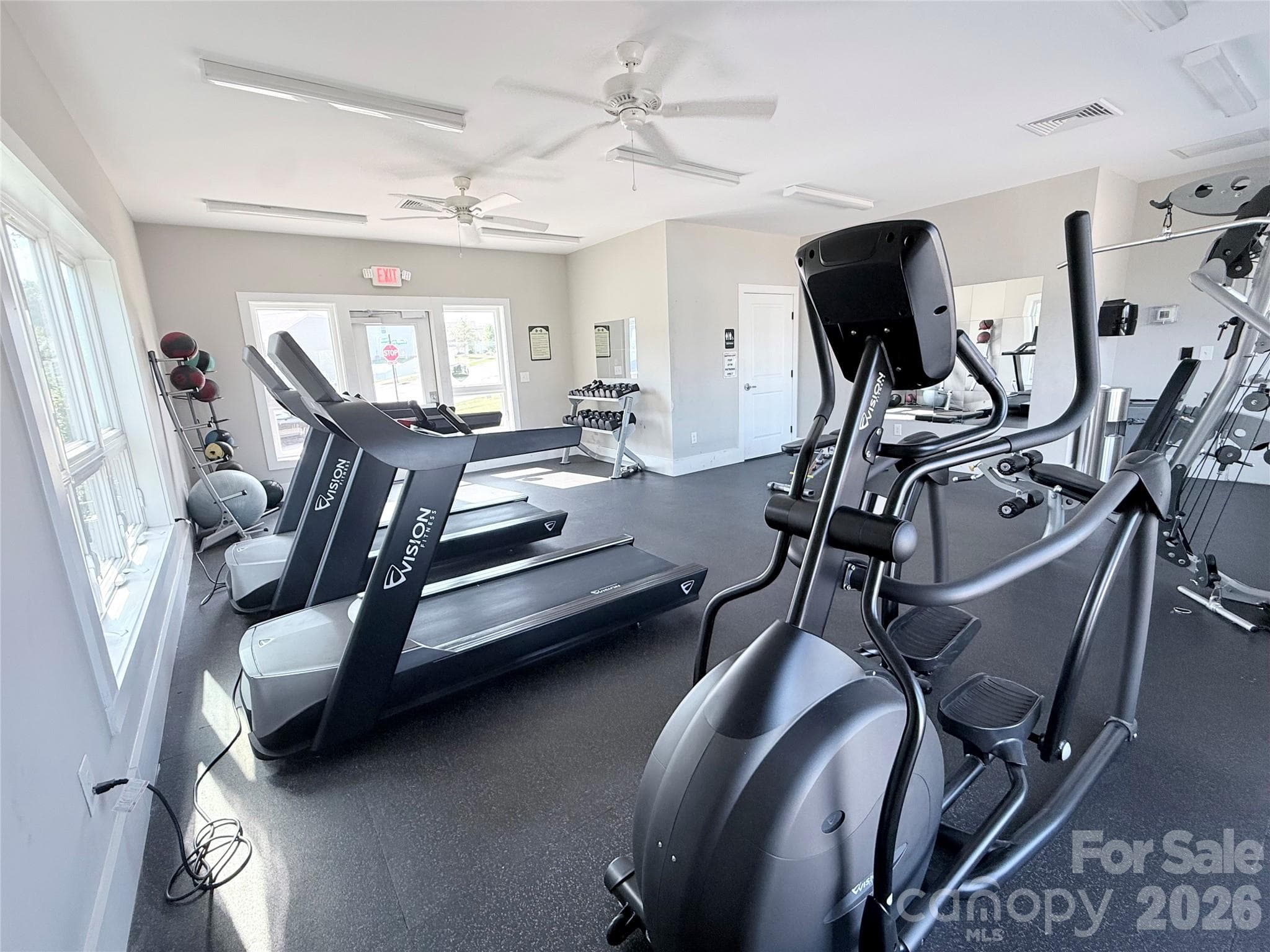 Gym at clubhouse - 107 Longleaf Drive, Mooresville