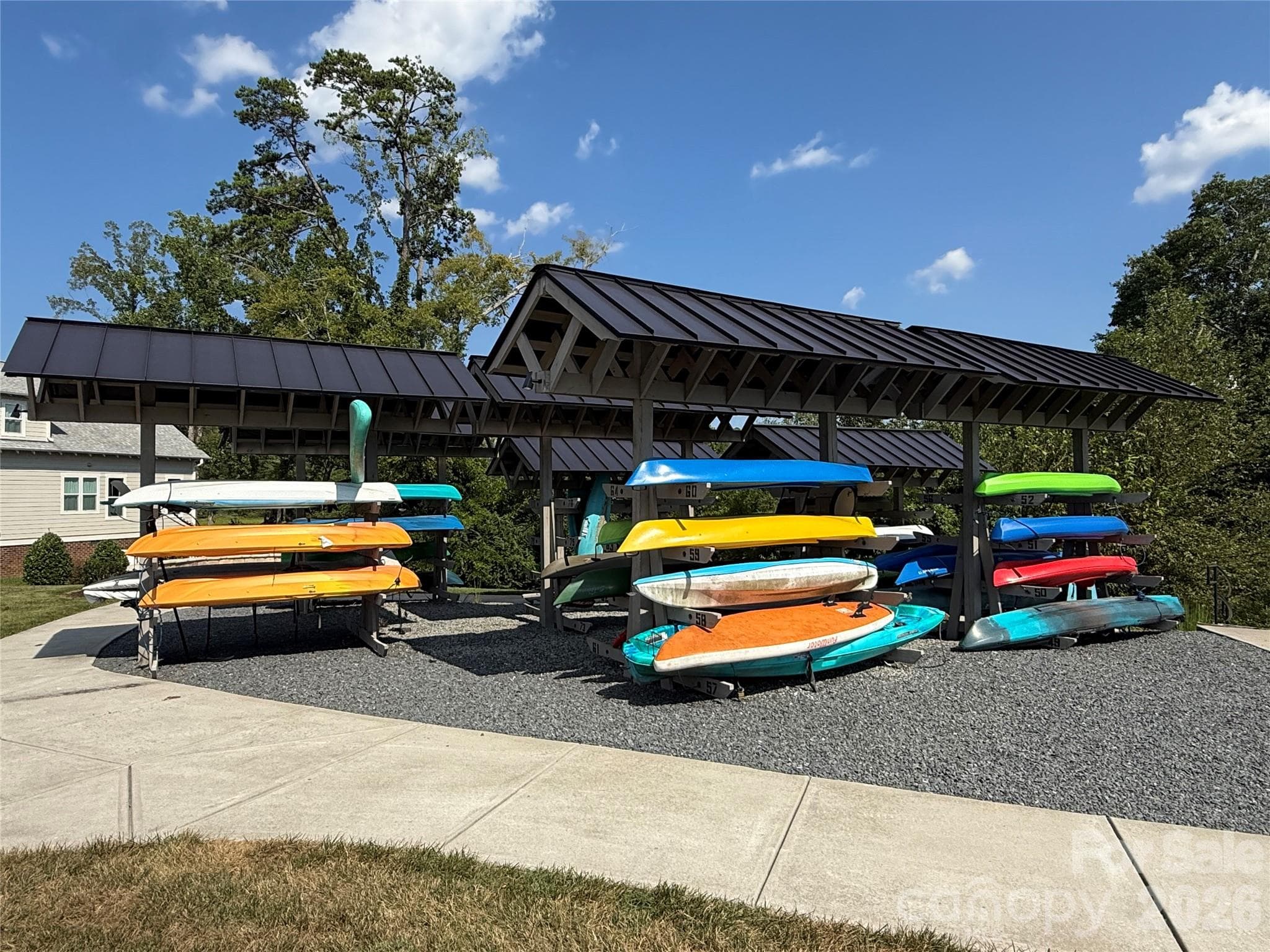 Kayak area/racks - 107 Longleaf Drive, Mooresville