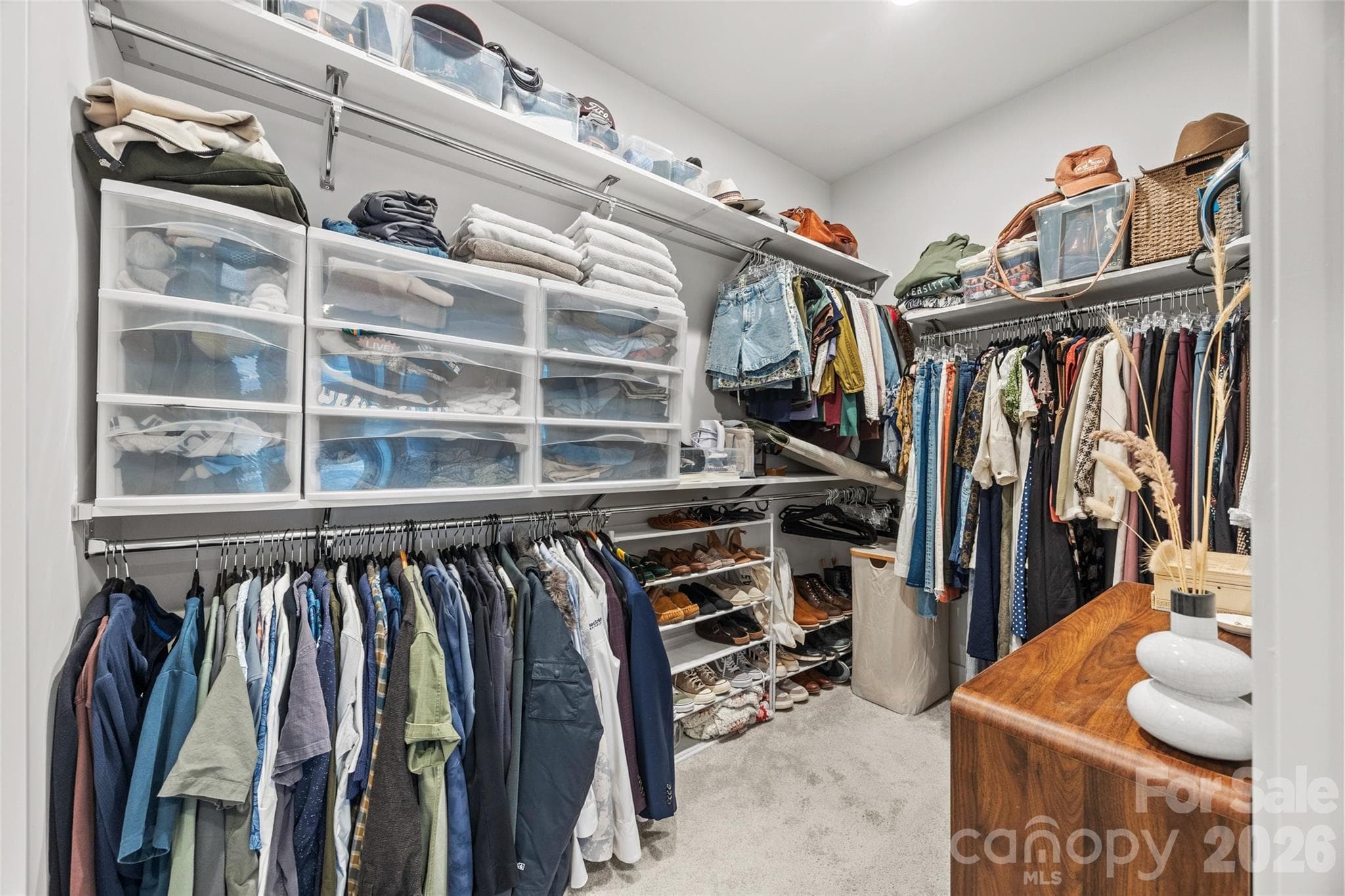 Generous primary walk-in closet - 4017 Plaza Row Court, Charlotte