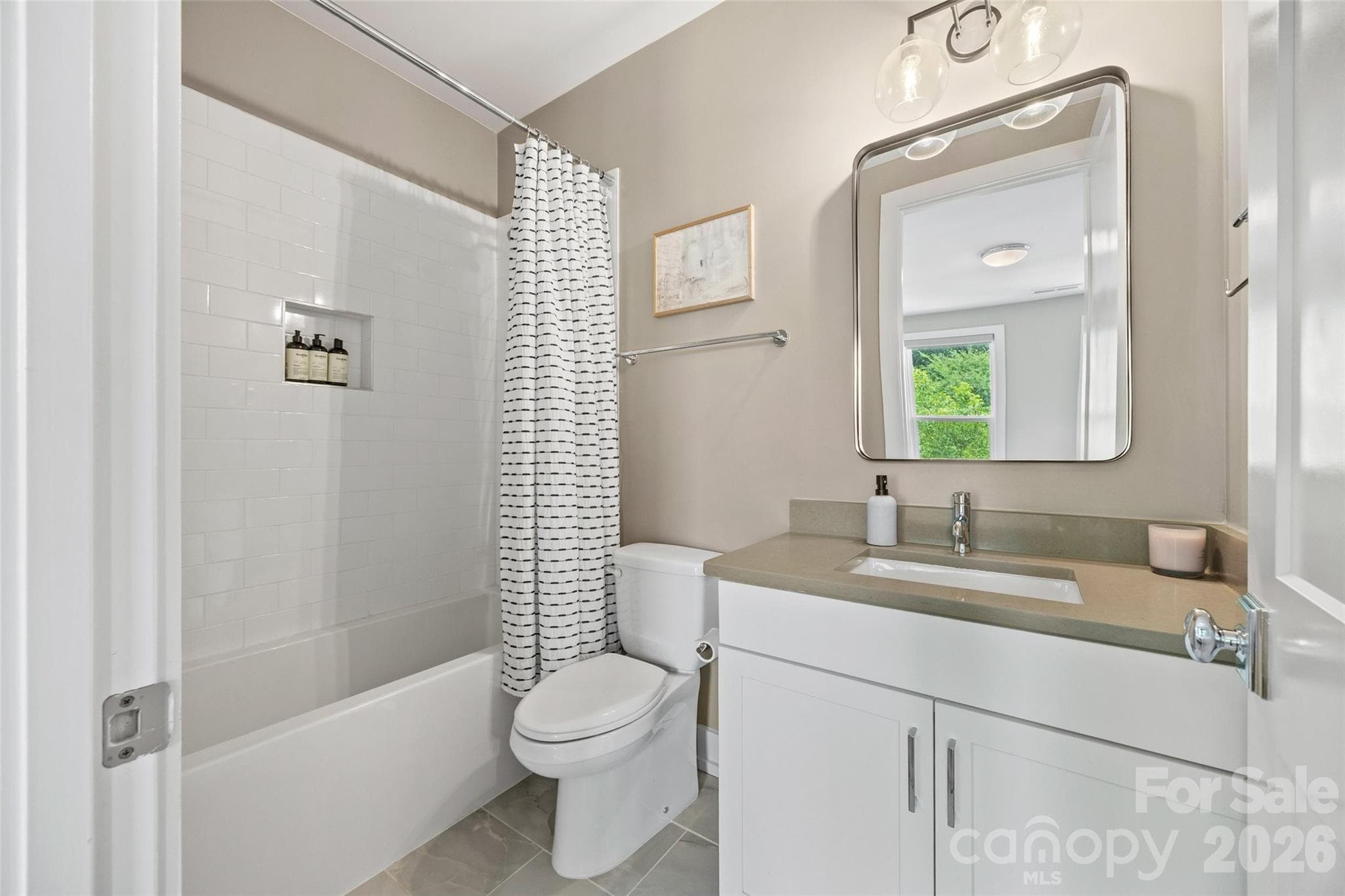 Guest full bathroom - 4017 Plaza Row Court, Charlotte