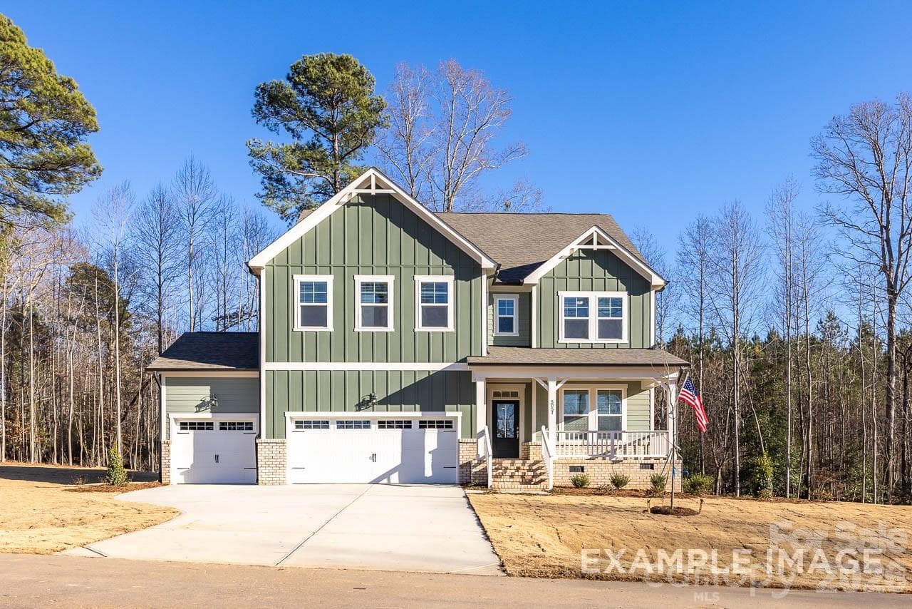 Example exterior w 3 car garage - 171 Windgate Way, Mooresville