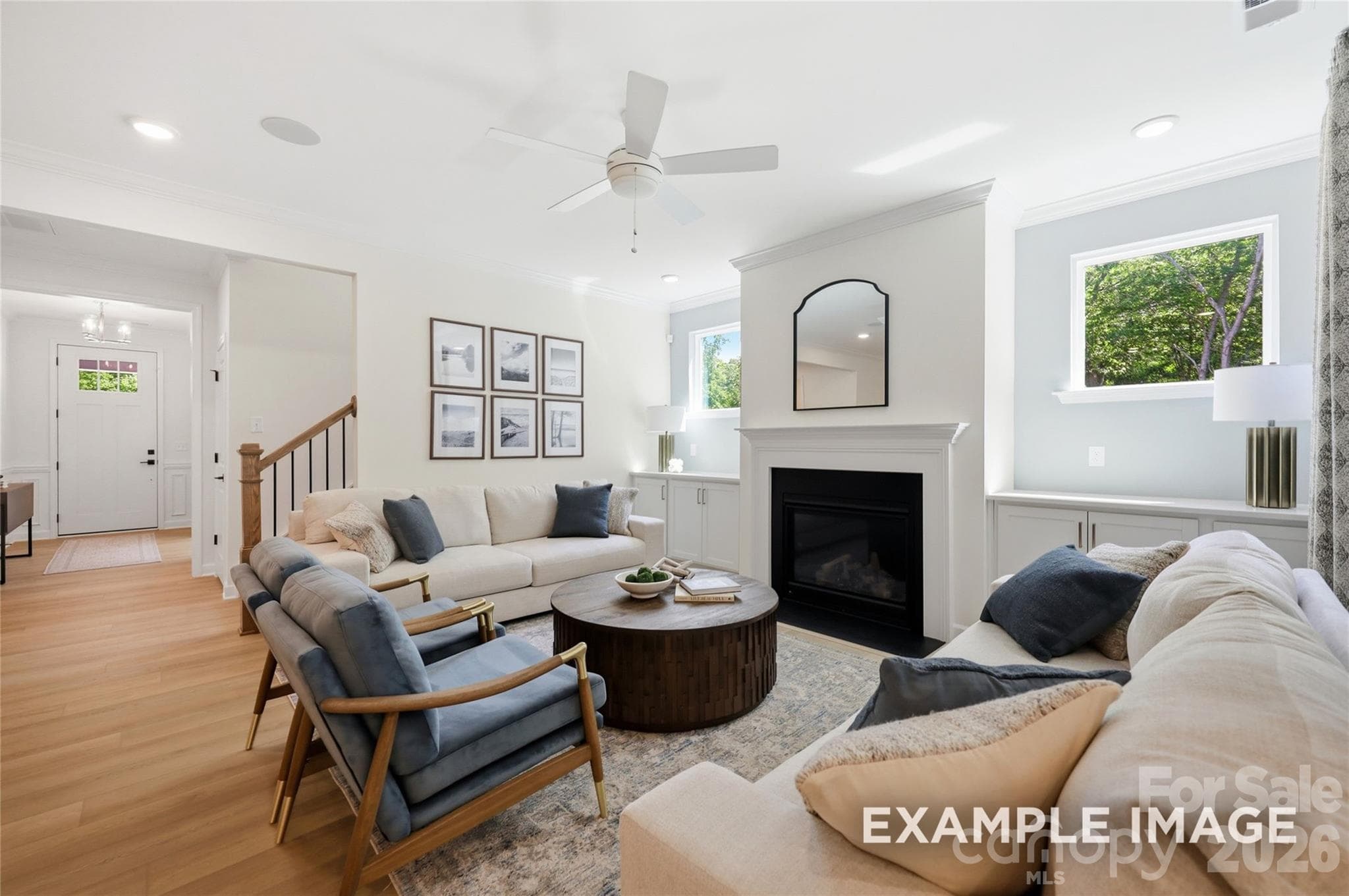 Family Room - will have electric linear fireplace - 171 Windgate Way, Mooresville
