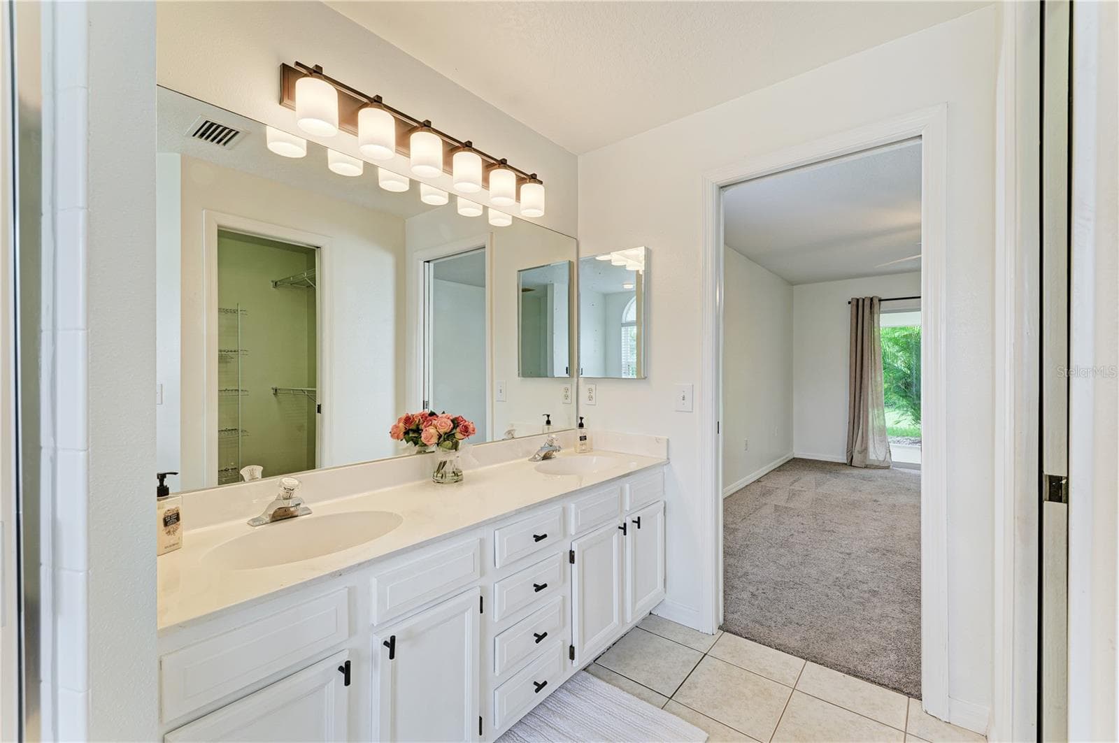 Primary bathroom with dual sinks shower and soaking tub - 3213 45TH AVE E, BRADENTON