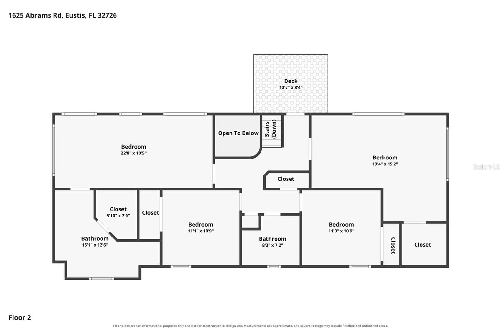 Floor Plan 2 - 1625 ABRAMS RD, EUSTIS