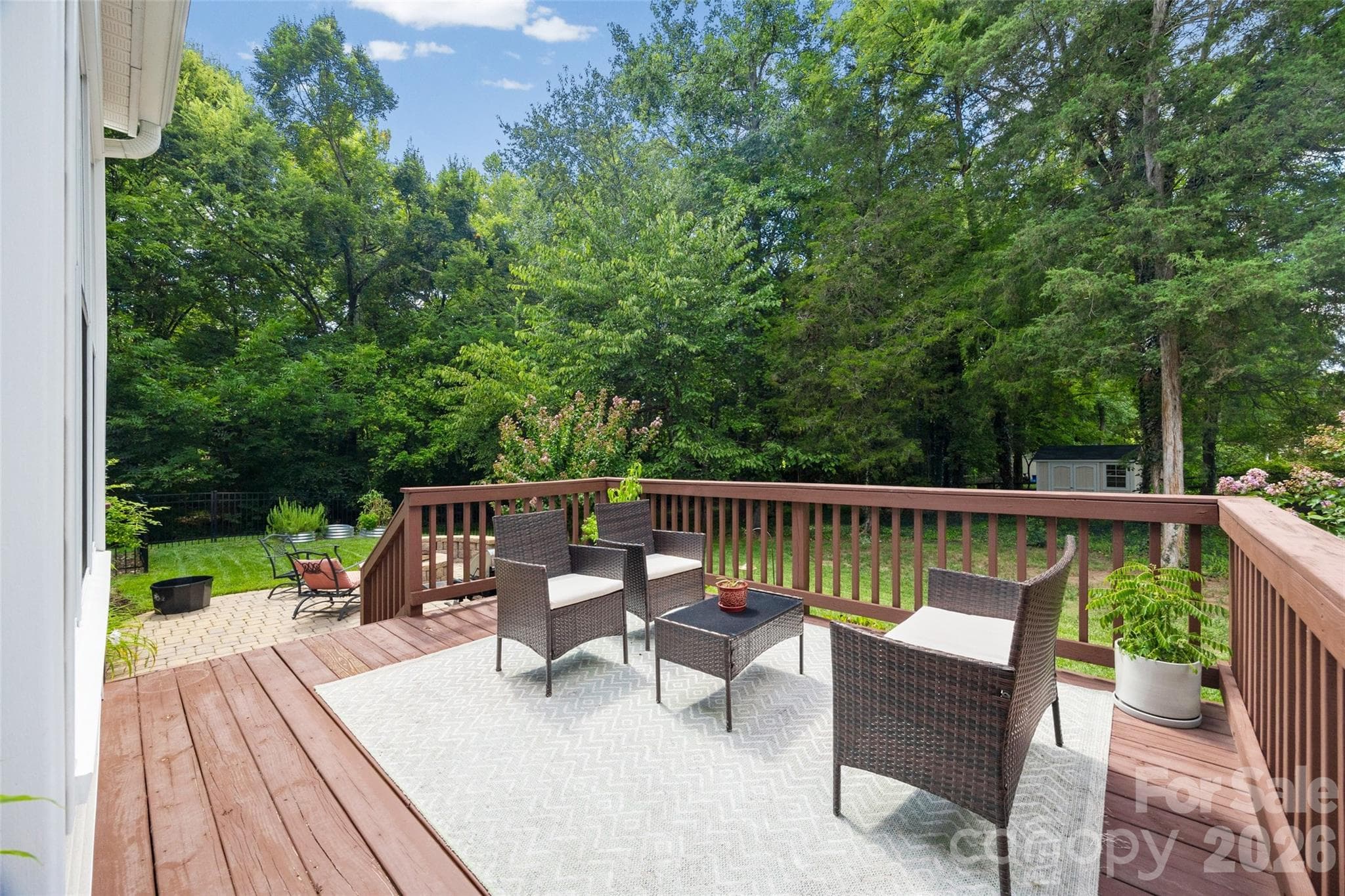 Back Deck - 9004 Creekstone Road, Waxhaw