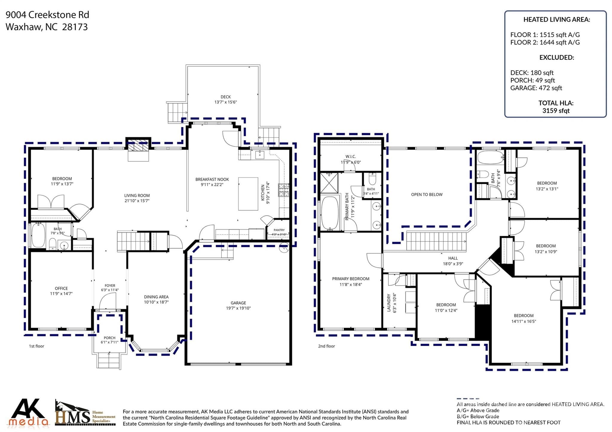 Floor Plan - 9004 Creekstone Road, Waxhaw