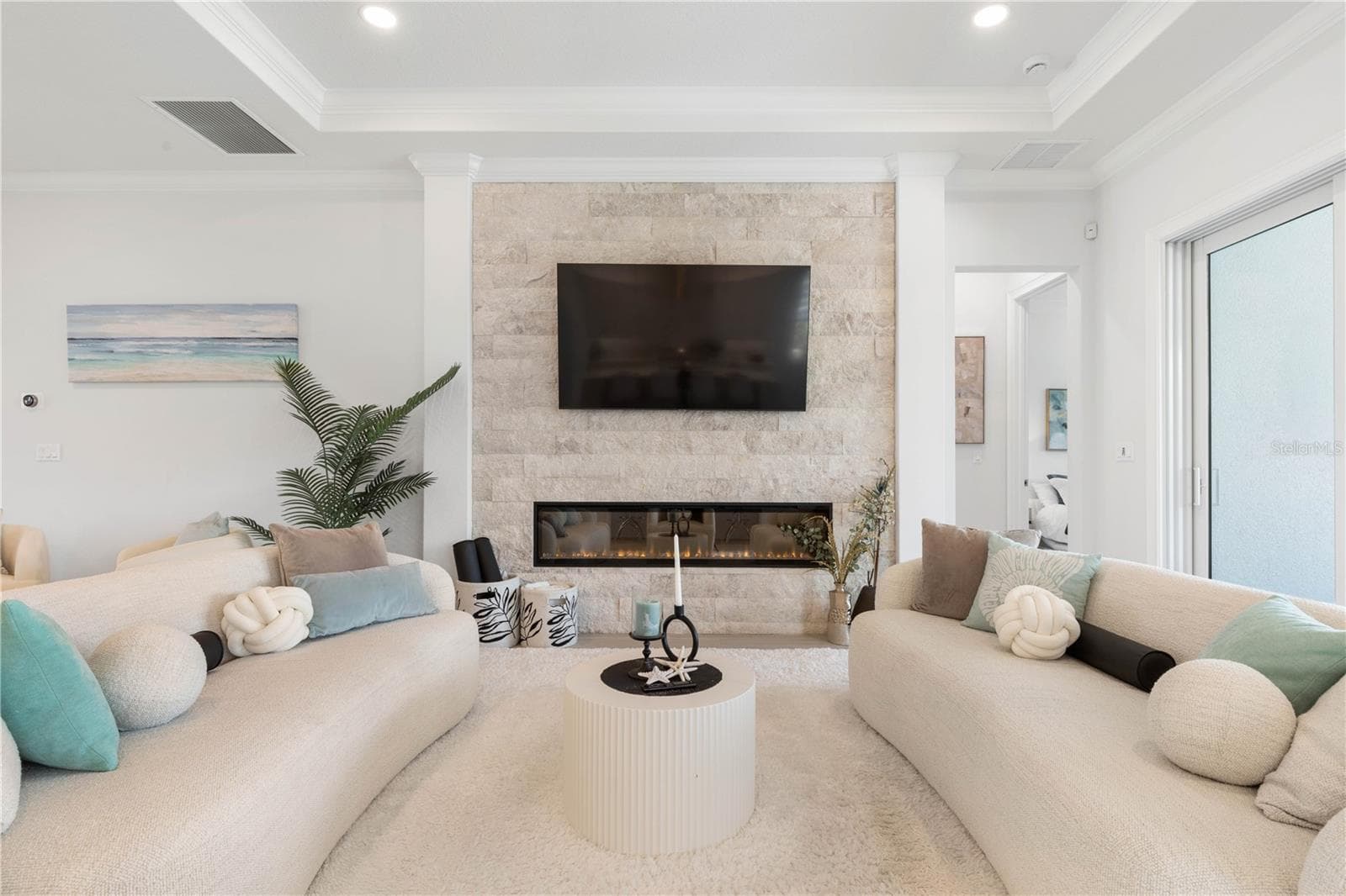Custom Stone floor to ceiling - 23 OCEAN RIDGE BLVD N, PALM COAST