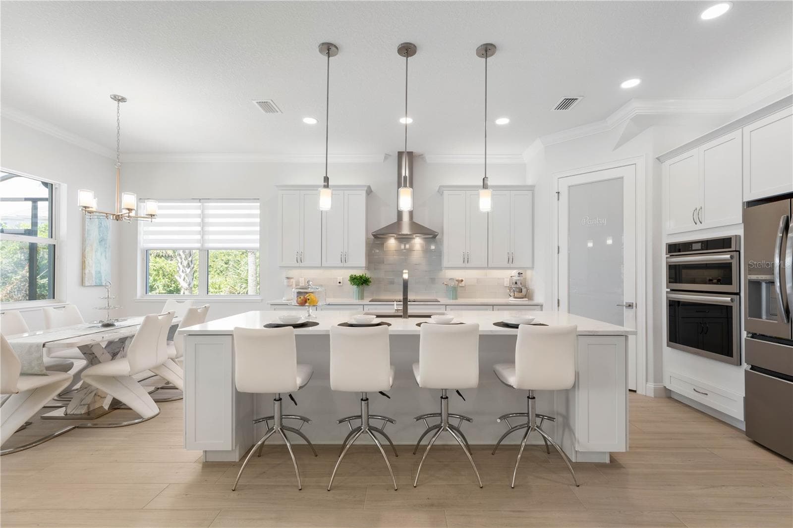 Large kitchen island with additional storage. - 23 OCEAN RIDGE BLVD N, PALM COAST