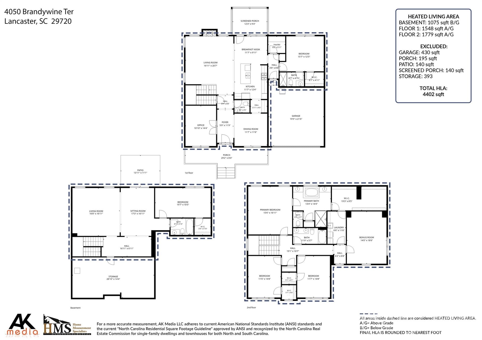 Floor Plan - 4050 Brandywine Terrace, Lancaster