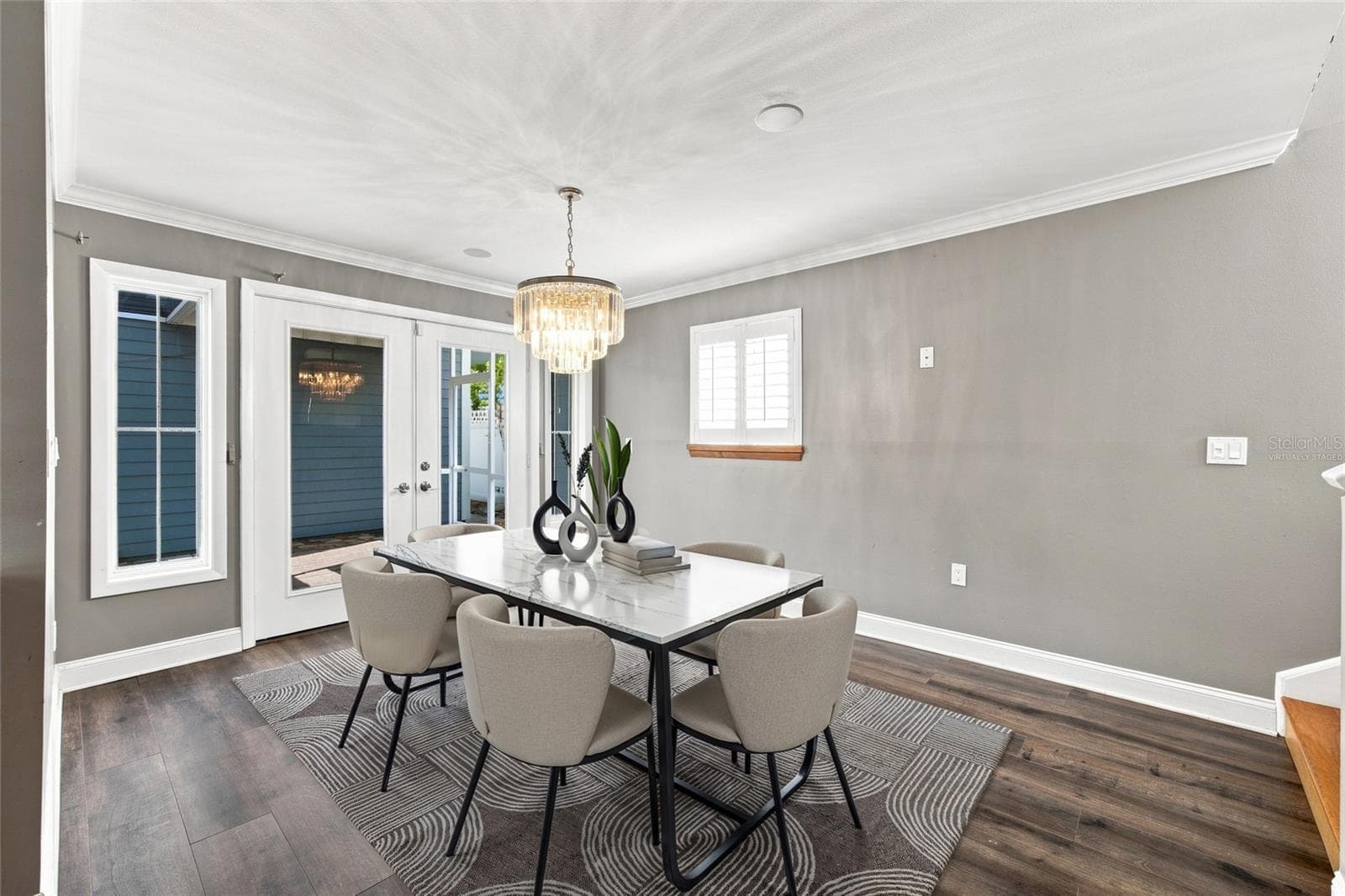 Dining Room Virtually Staged - 2802 W ESTRELLA ST, TAMPA