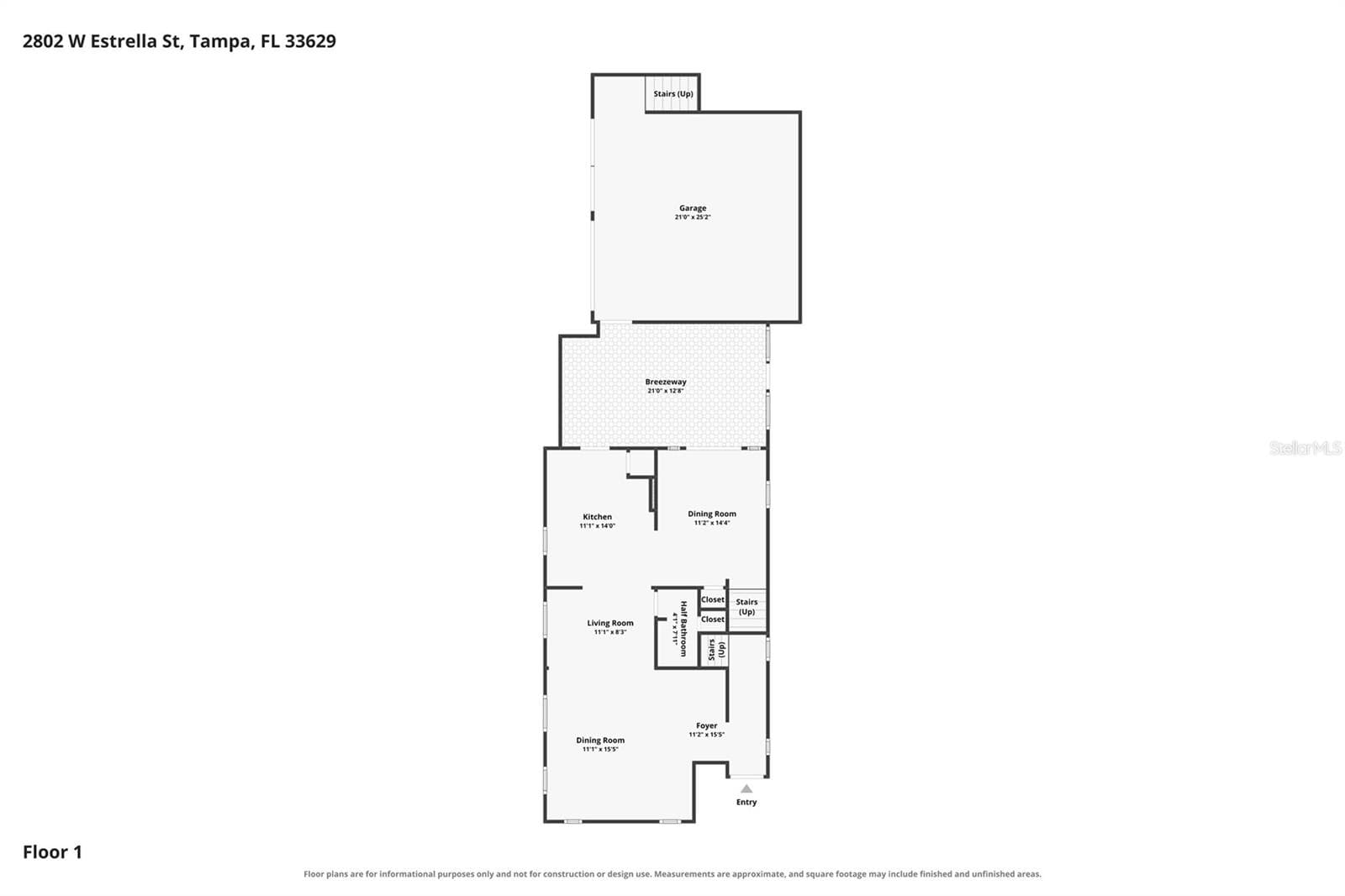 Main Floor - 2802 W ESTRELLA ST, TAMPA