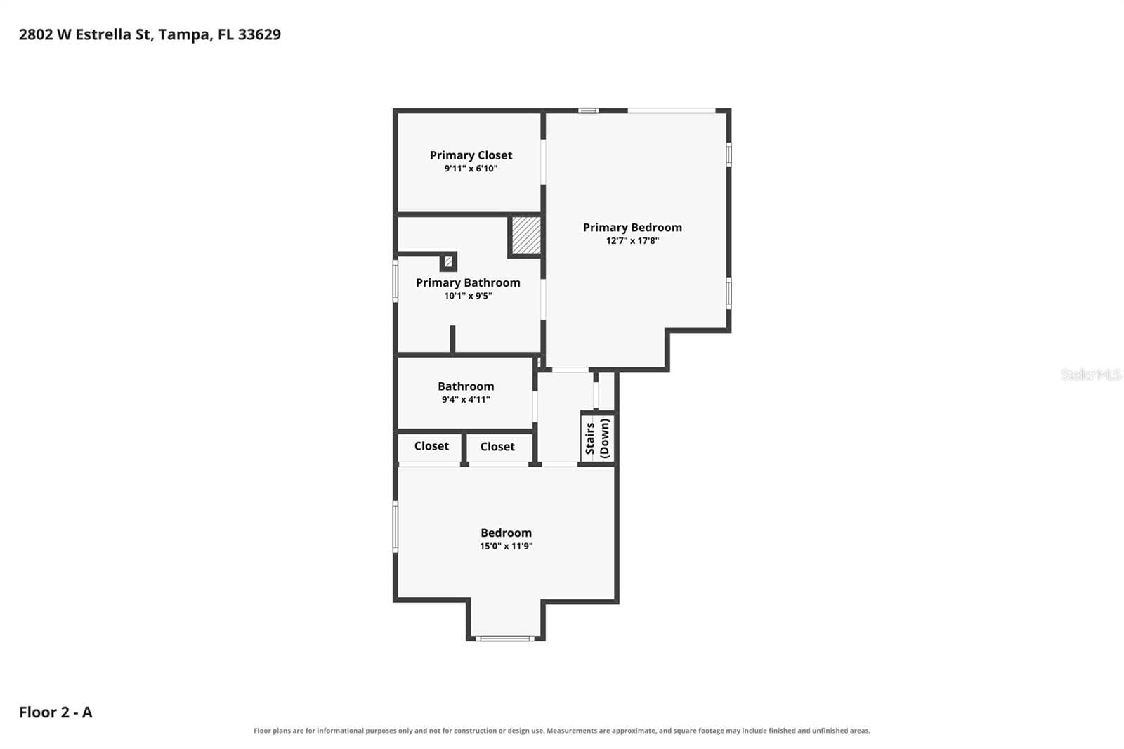 Second Floor - 2802 W ESTRELLA ST, TAMPA