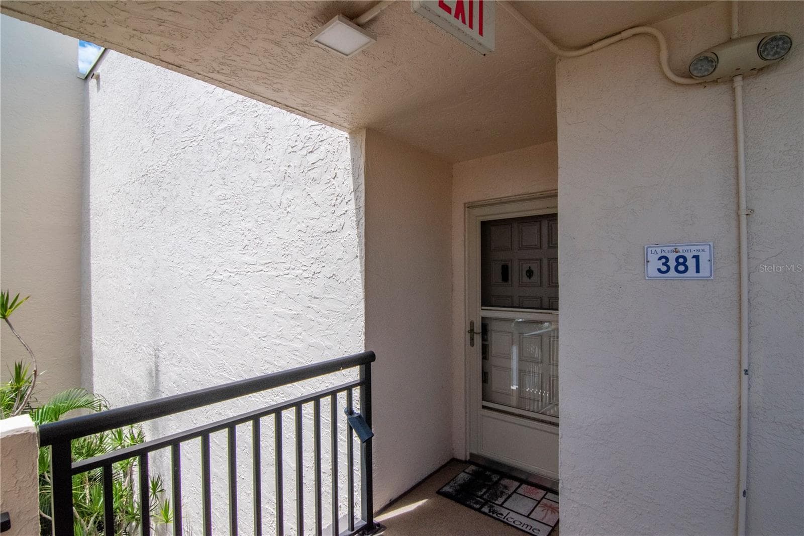 front door - 5729 PUERTA DEL SOL BLVD S #381, ST PETERSBURG