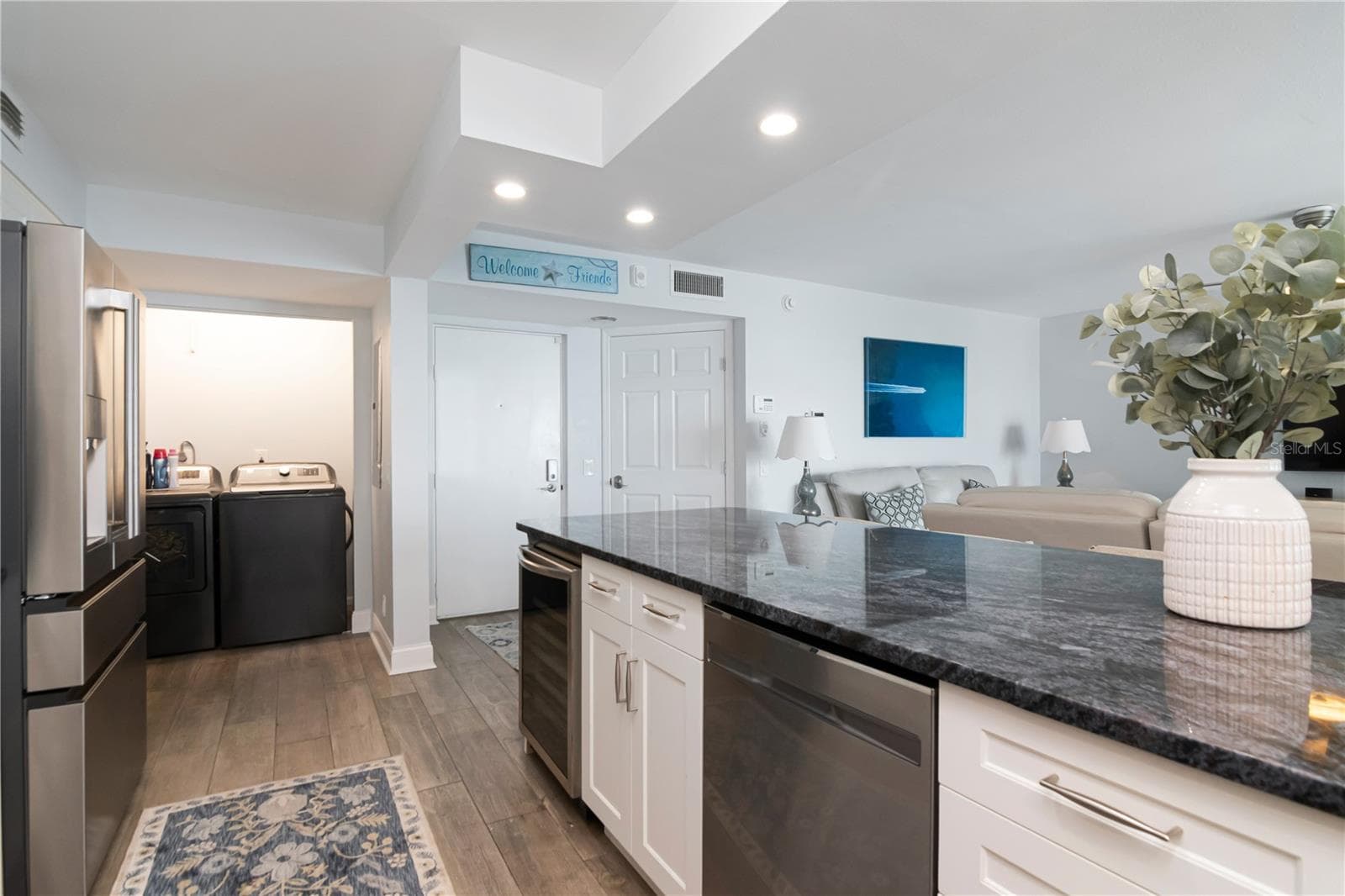 kitchen to laundry room - 5729 PUERTA DEL SOL BLVD S #381, ST PETERSBURG