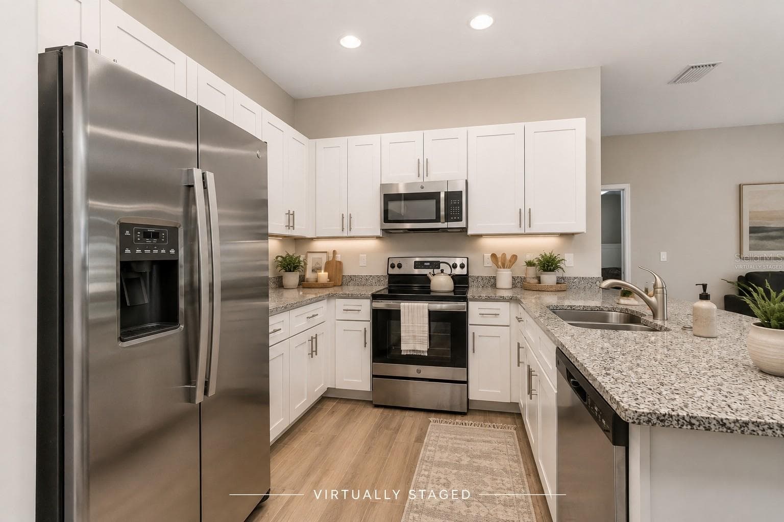 KitchenVirtually Staged - 2841 NW 45TH PL, CAPE CORAL