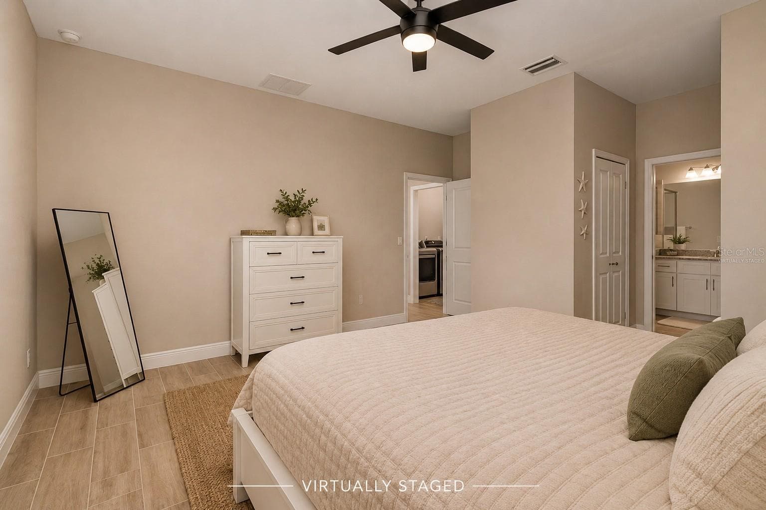 BedroomVirtually Staged - 2841 NW 45TH PL, CAPE CORAL