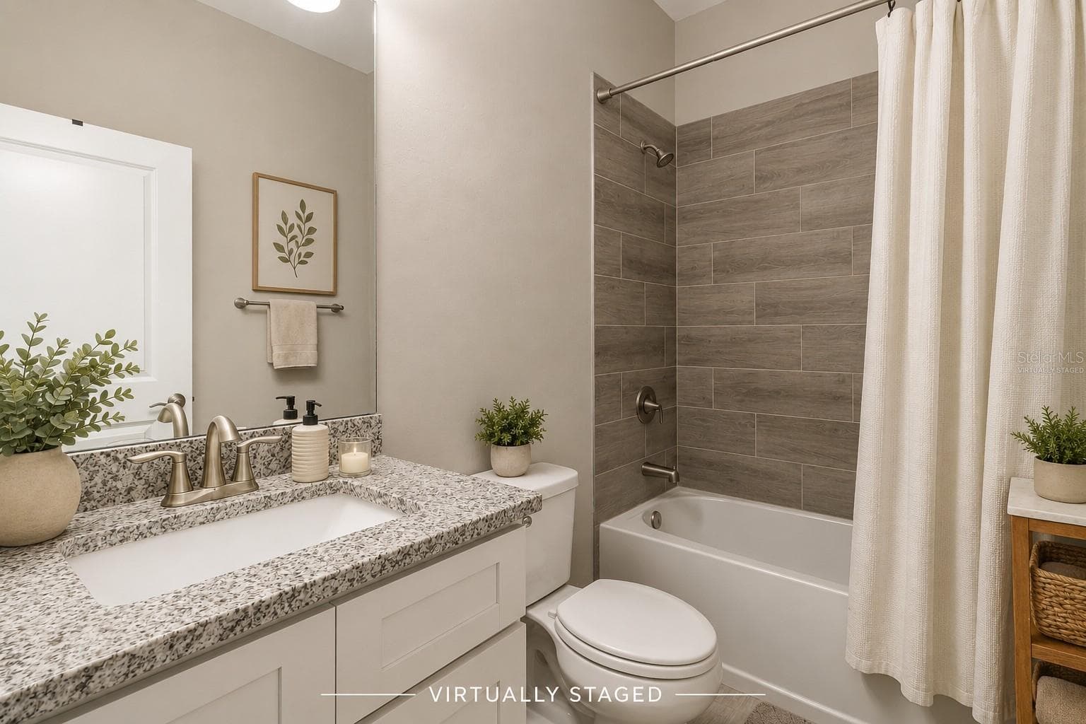 BathroomVirtually Staged - 2841 NW 45TH PL, CAPE CORAL