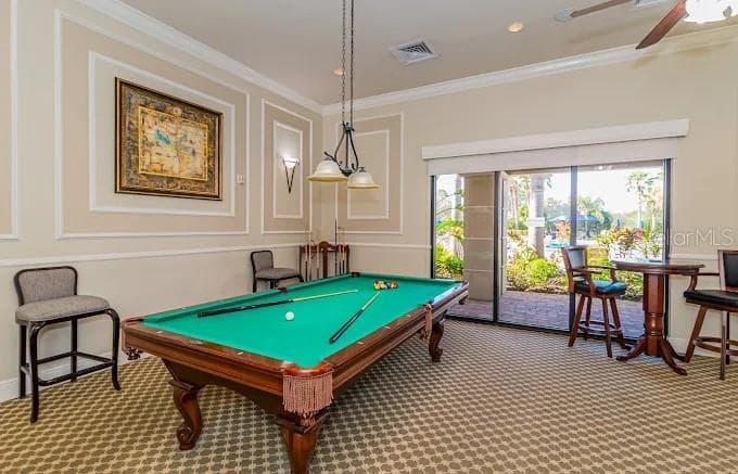 Billiards Room - 2436 ARUGULA DR, NORTH PORT