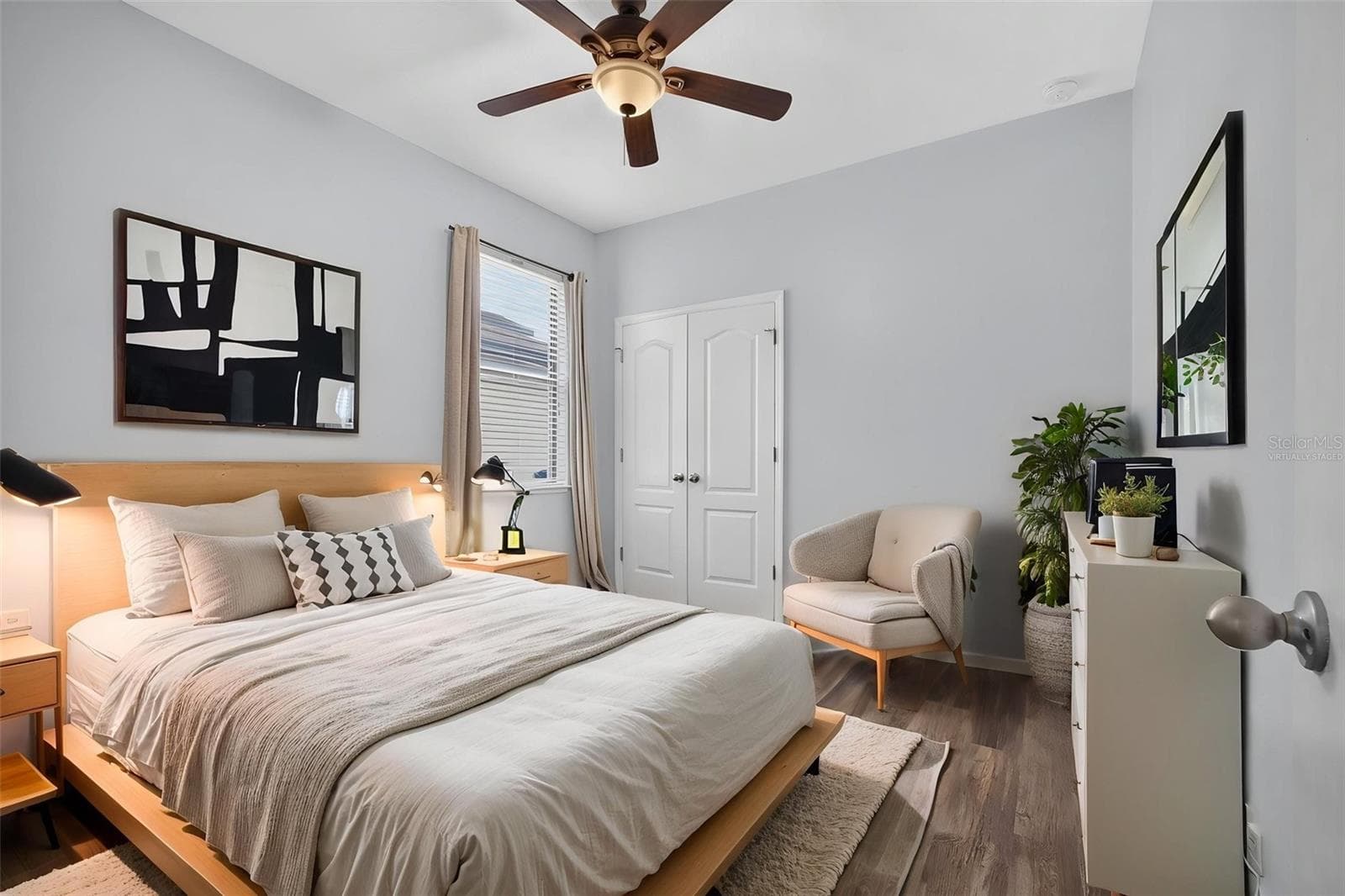 Bedroom 3 - Virtually Staged - 810 WOODS LANDING DR, MINNEOLA
