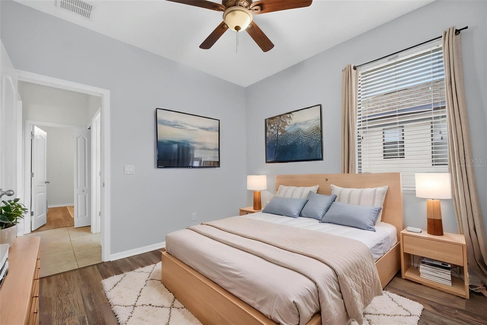 Bedroom 3 - Virtually Staged - 810 WOODS LANDING DR, MINNEOLA