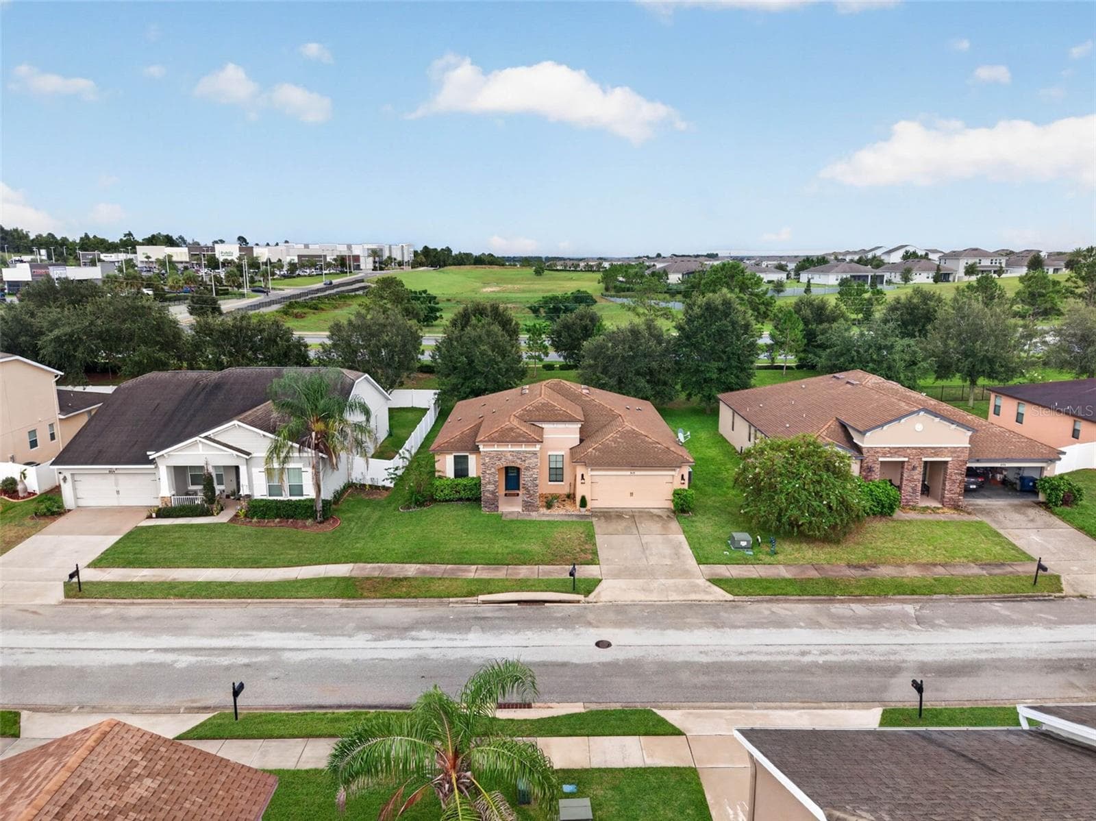 Aerial View - 810 WOODS LANDING DR, MINNEOLA