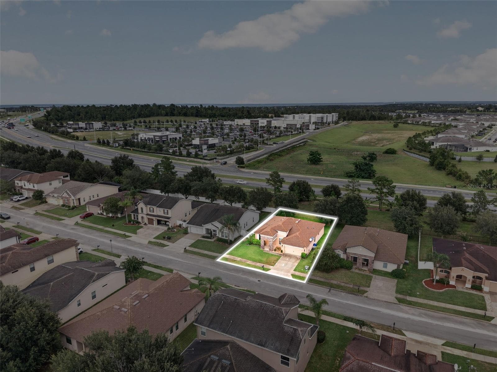 Aerial View - 810 WOODS LANDING DR, MINNEOLA