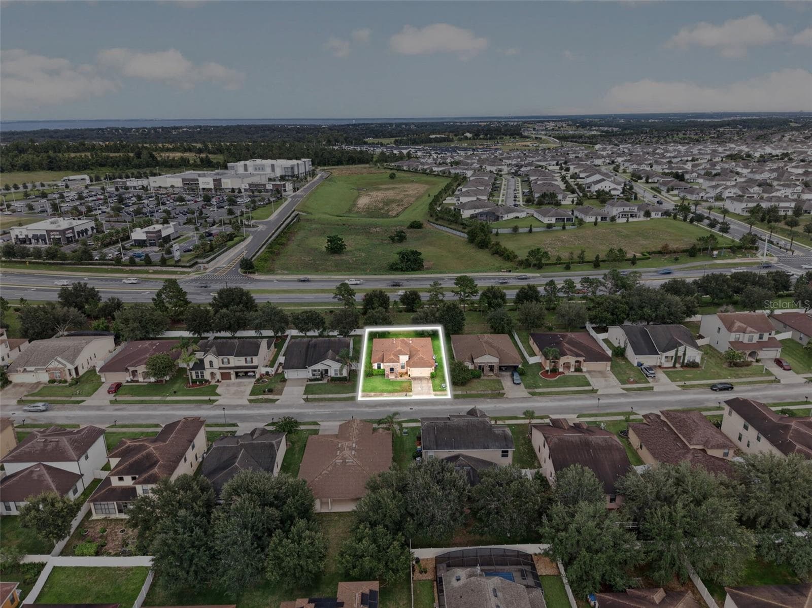 Aerial View - 810 WOODS LANDING DR, MINNEOLA