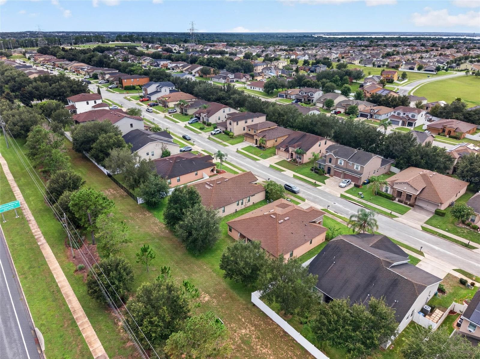 Aerial View - 810 WOODS LANDING DR, MINNEOLA