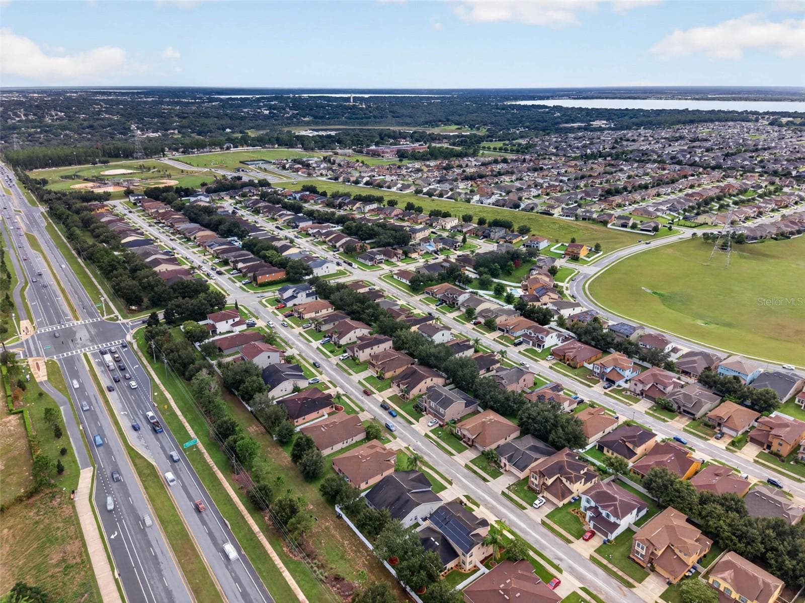Aerial View - 810 WOODS LANDING DR, MINNEOLA