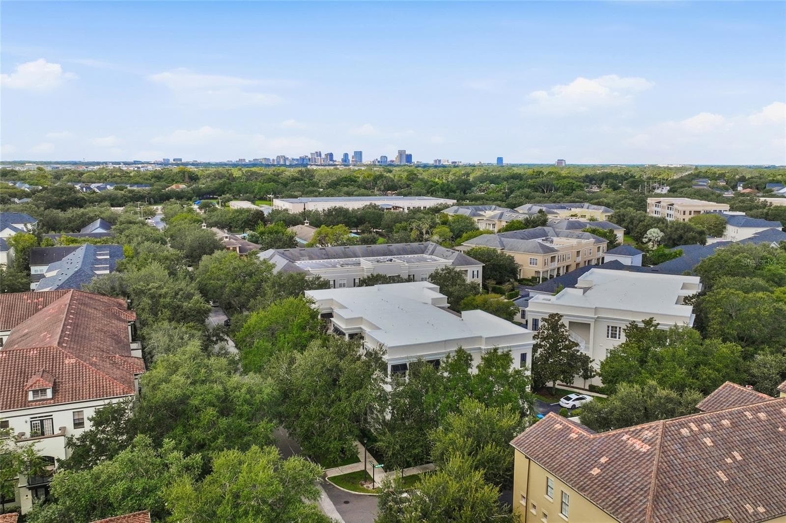 Expansive aerial view highlighting Baldwin Park’s central Orlando location. - 1674 LAKEMONT AVE #101, ORLANDO