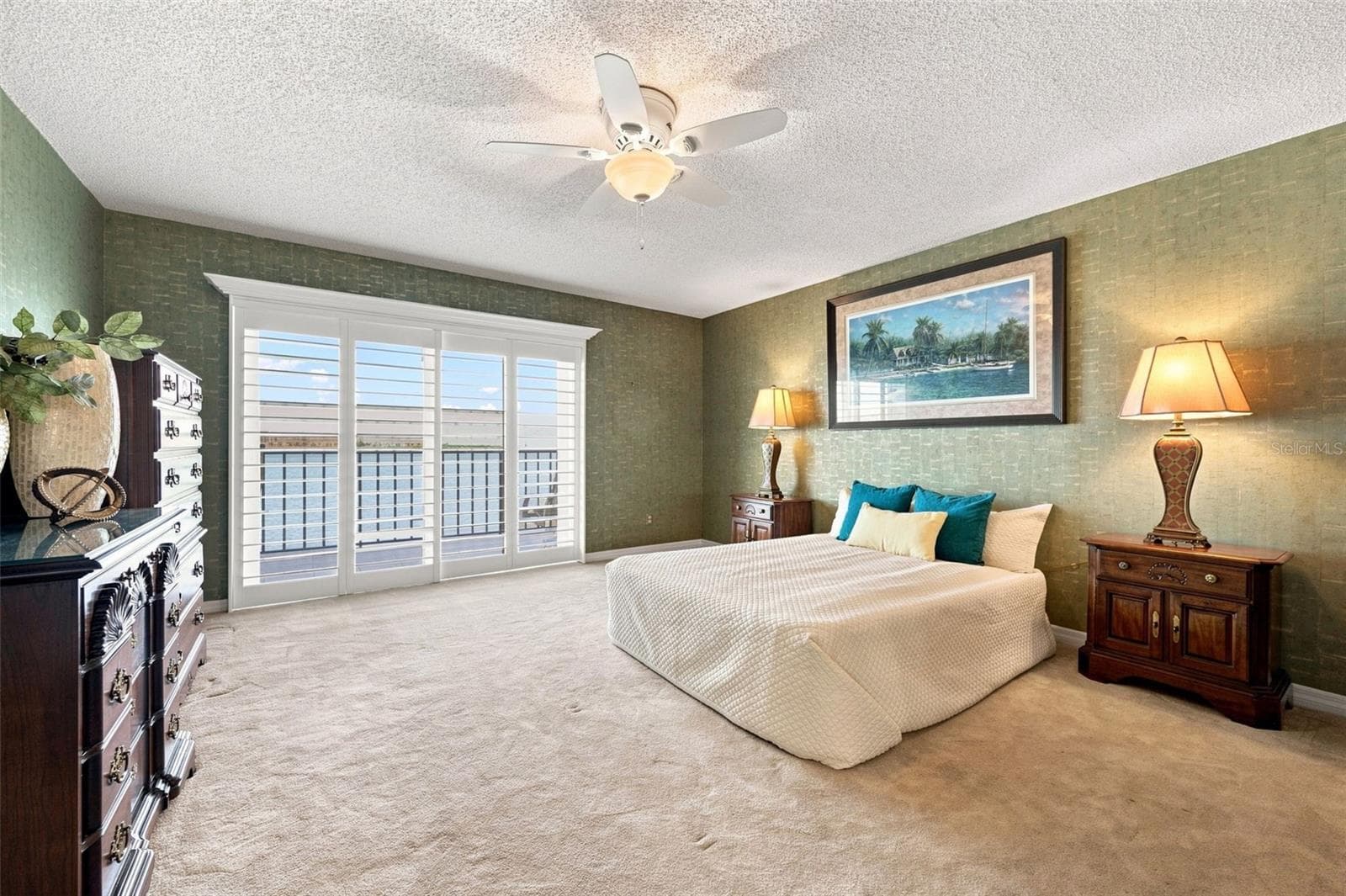 Primary Suite with slider to second balcony - 55 ROGERS ST #204, CLEARWATER