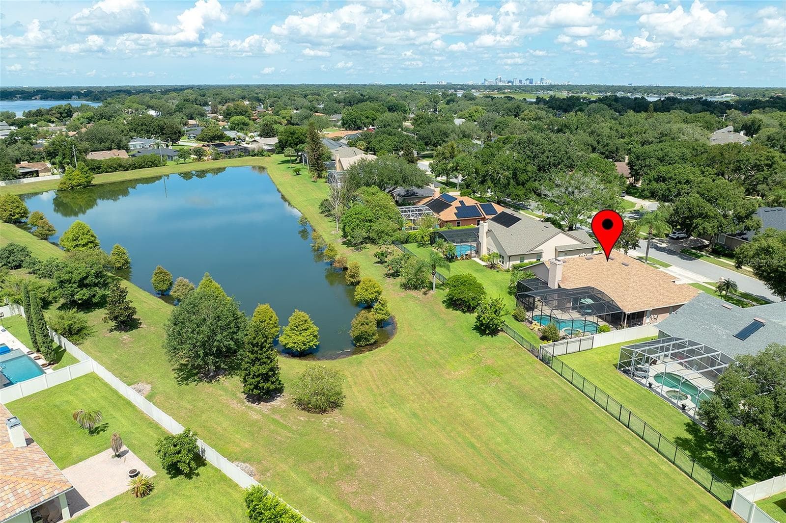 Aerial - 5314 CHISWICK CIR, BELLE ISLE