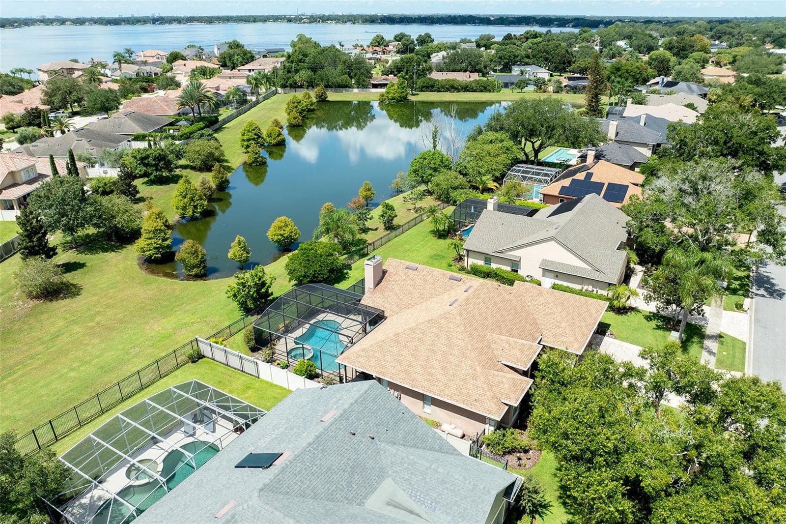 Aerial - 5314 CHISWICK CIR, BELLE ISLE