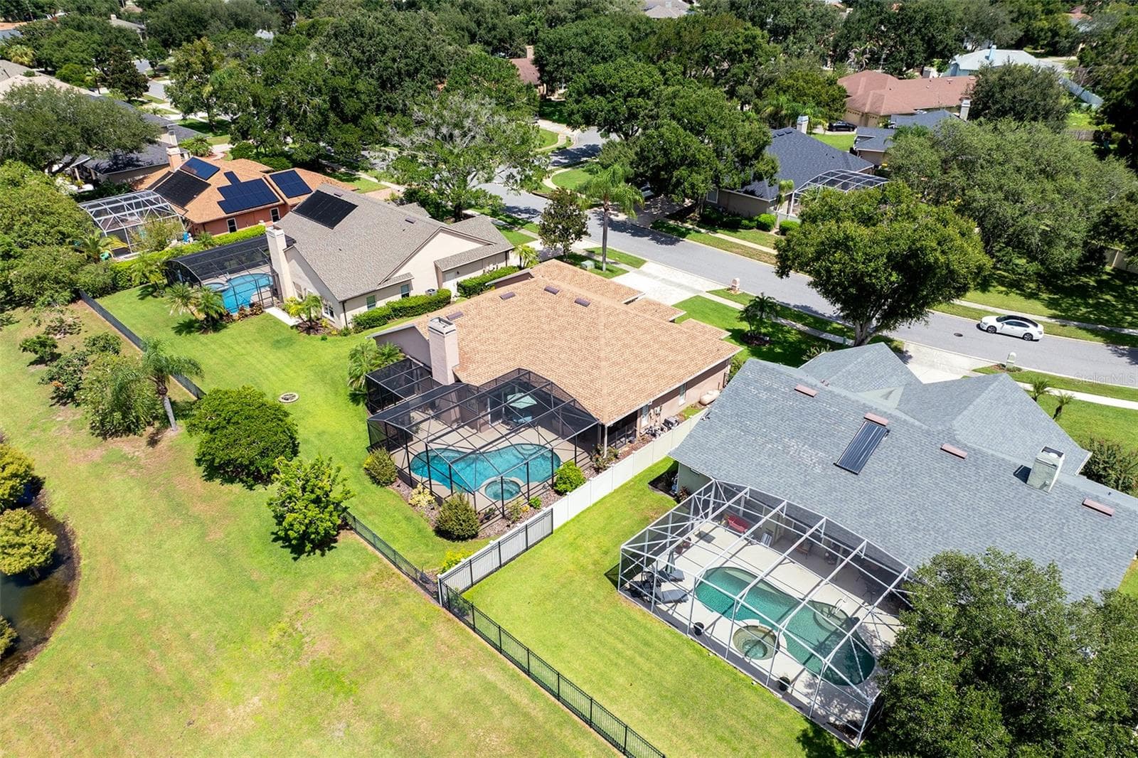 Aerial - 5314 CHISWICK CIR, BELLE ISLE