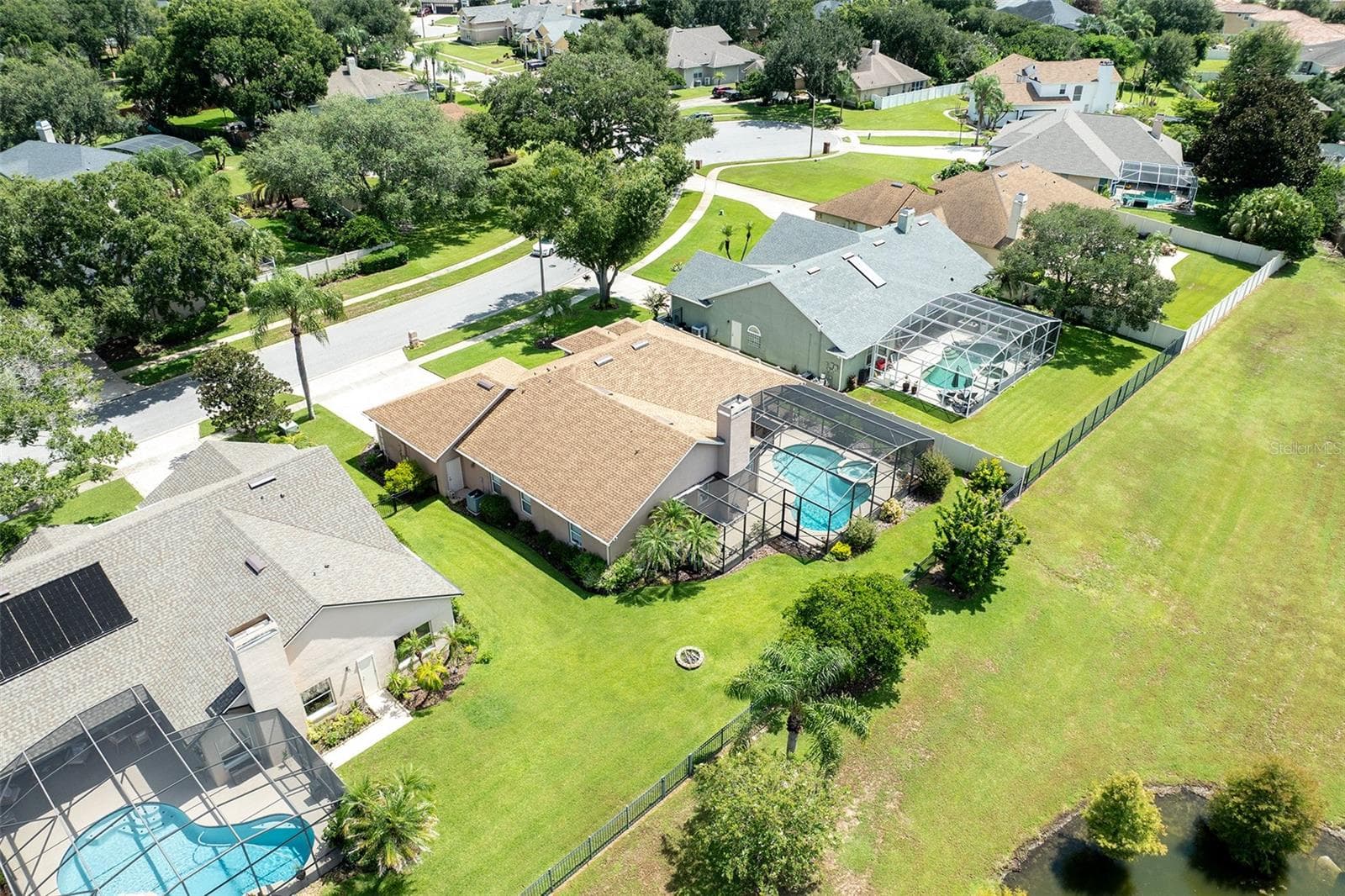 Aerial - 5314 CHISWICK CIR, BELLE ISLE