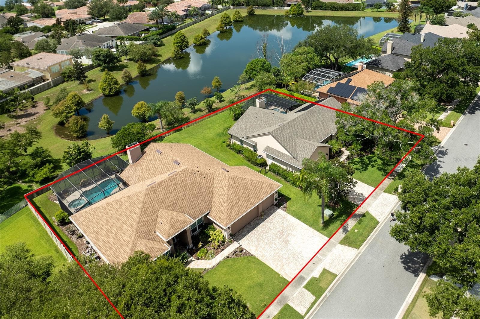 Aerial - 5314 CHISWICK CIR, BELLE ISLE