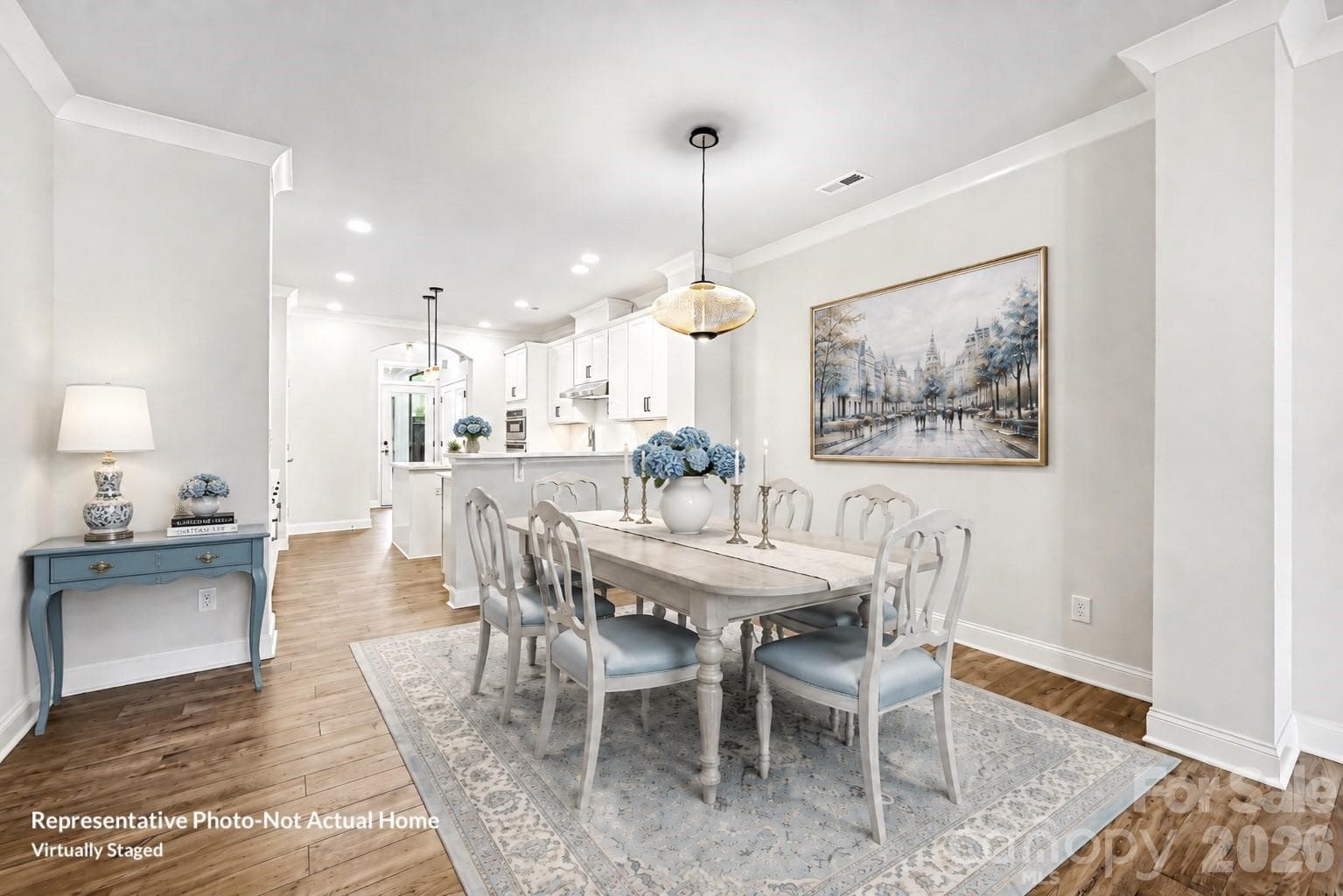 Dining-Virtually Staged-Bordeaux - Huntersville