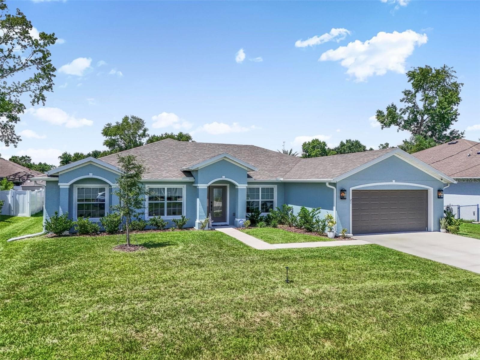 Willow B elevation with Gables - 21 WOOD CLIFT LN, PALM COAST