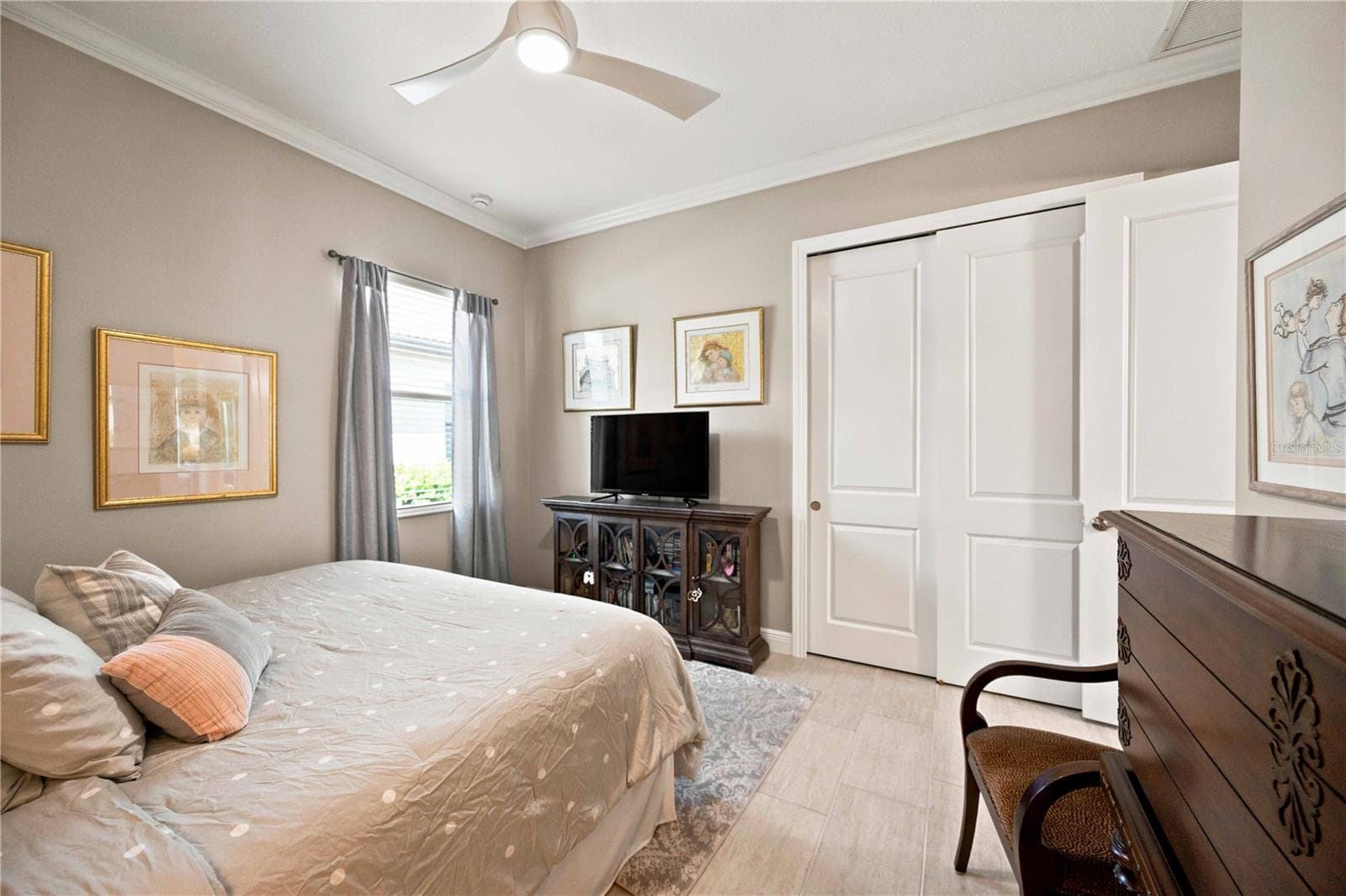 Bedroom two - built in closets and plenty of room to be comfortable. - 23709 WAVERLY CIR, VENICE