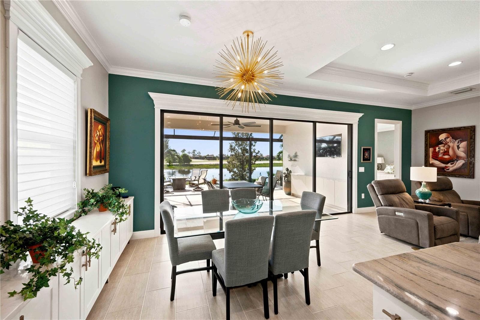 Bright and bold adds drama to this stunning home. - 23709 WAVERLY CIR, VENICE