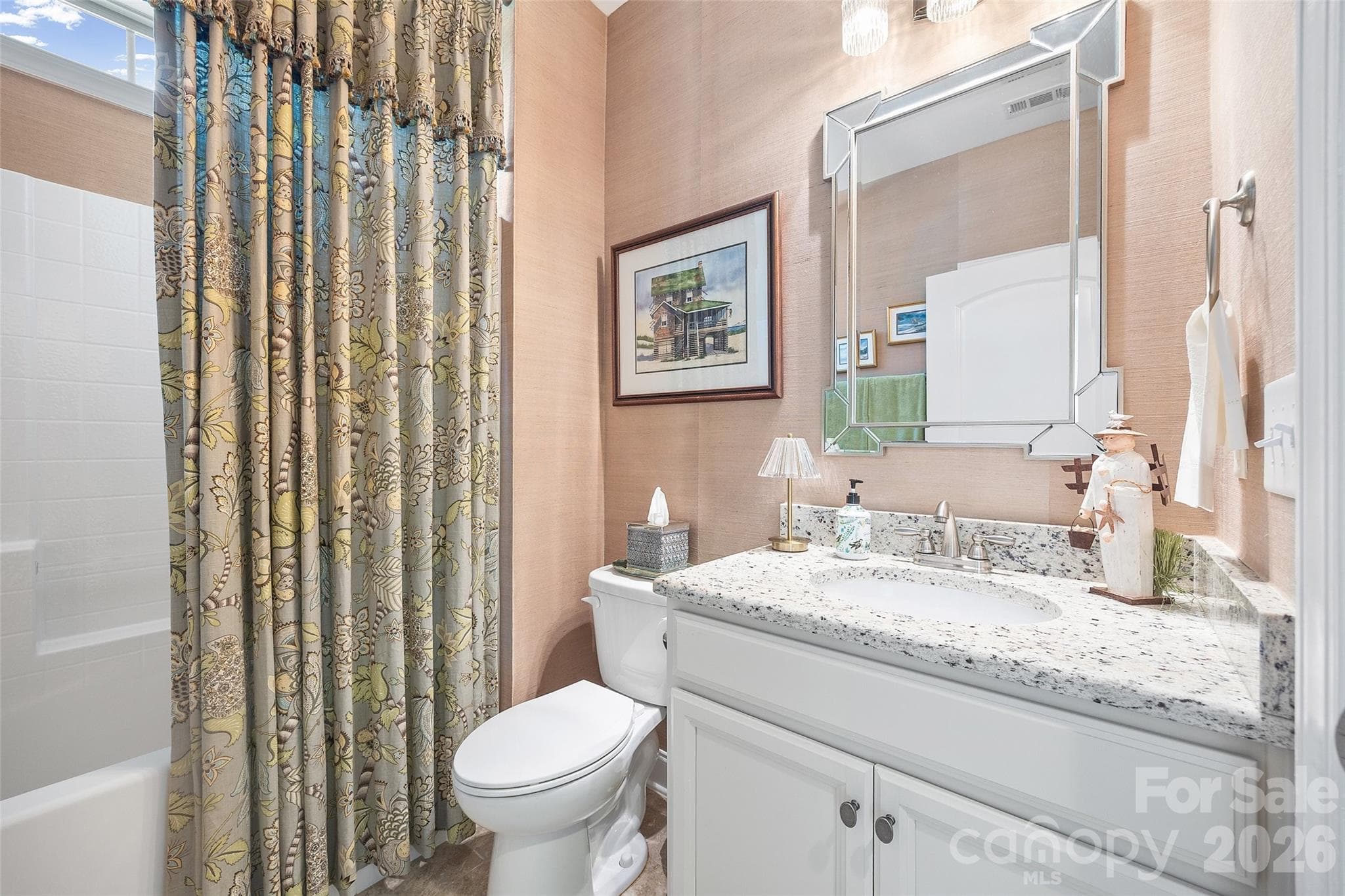 Second full bath with tub and shower - 420 Trillium Way, Belmont