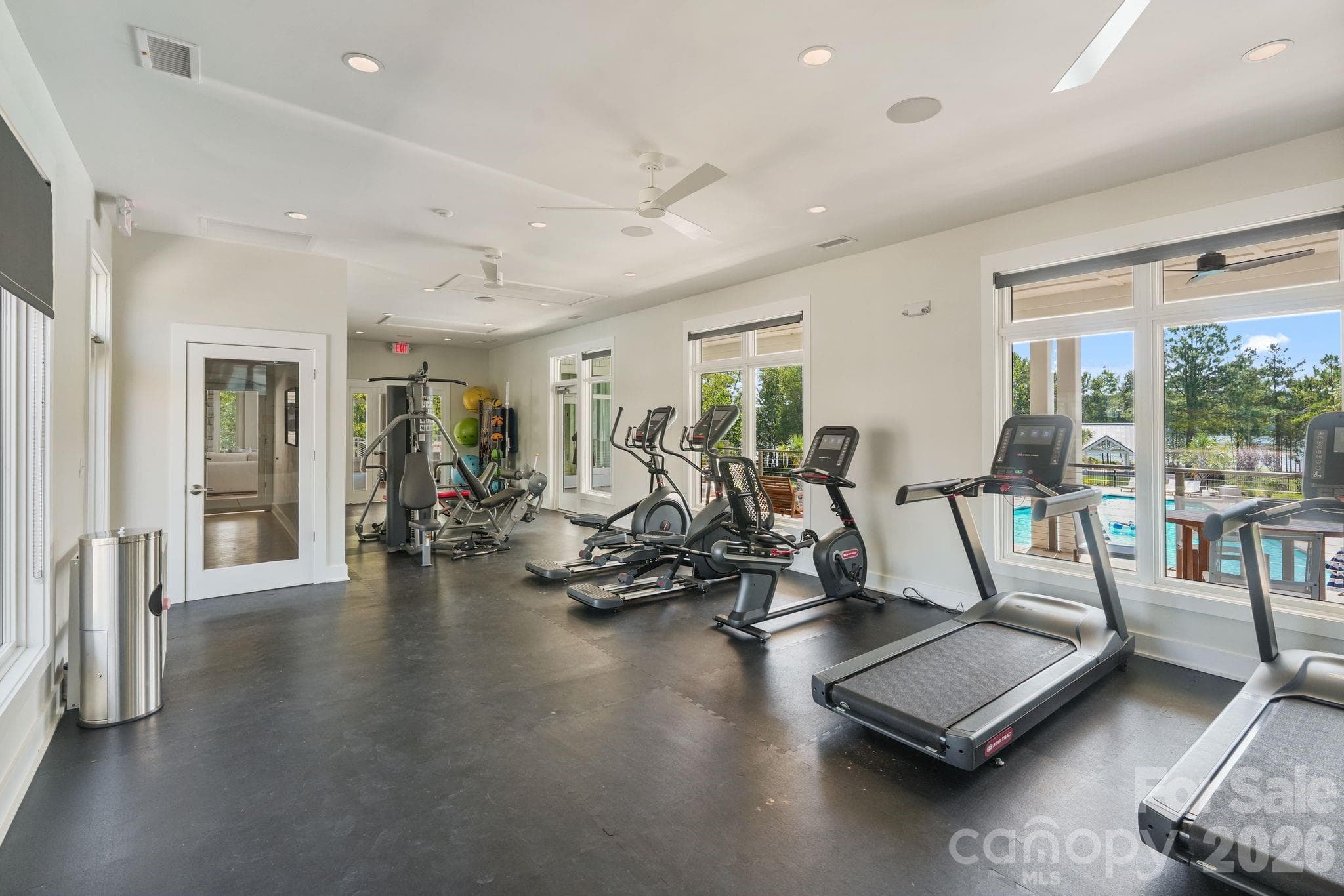 Community fitness room offers lake views while working out - 4531 Splash Trail, Sherrills Ford