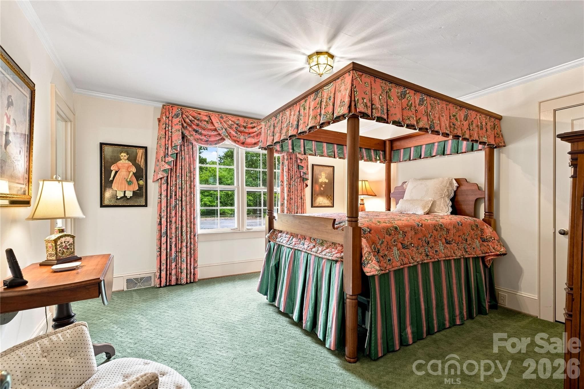 Secondary upper-level bedroom with natural light. - 209 Labans Lane, Lincolnton