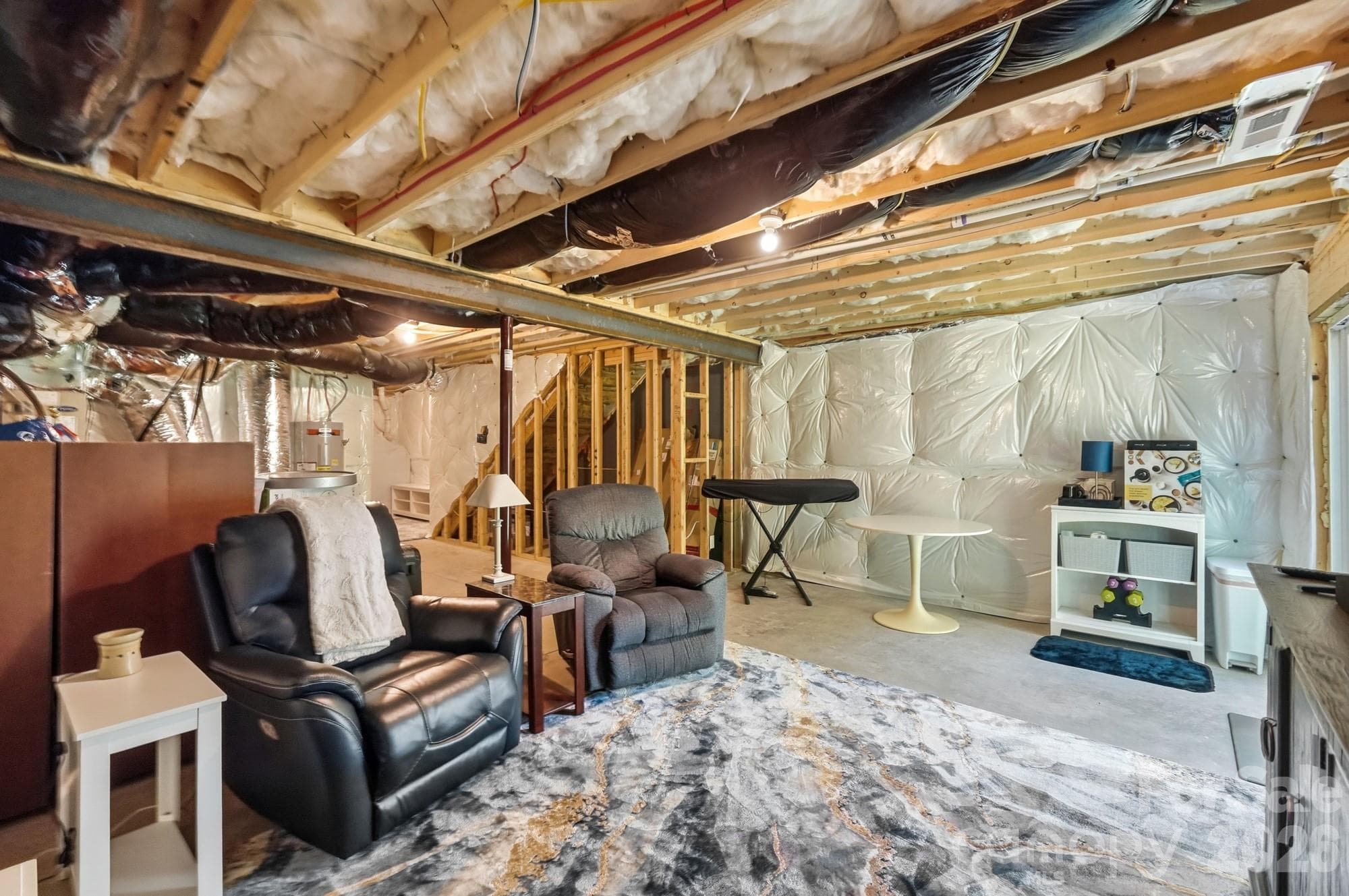 Unfinished basement - 5965 Granbury Drive, Kannapolis