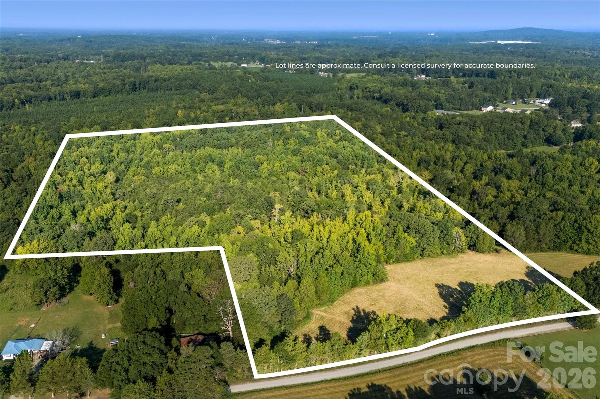 2 open areas for potential home sites (Lot lines approximate) - 00 Old Bradshaw Road, Salisbury