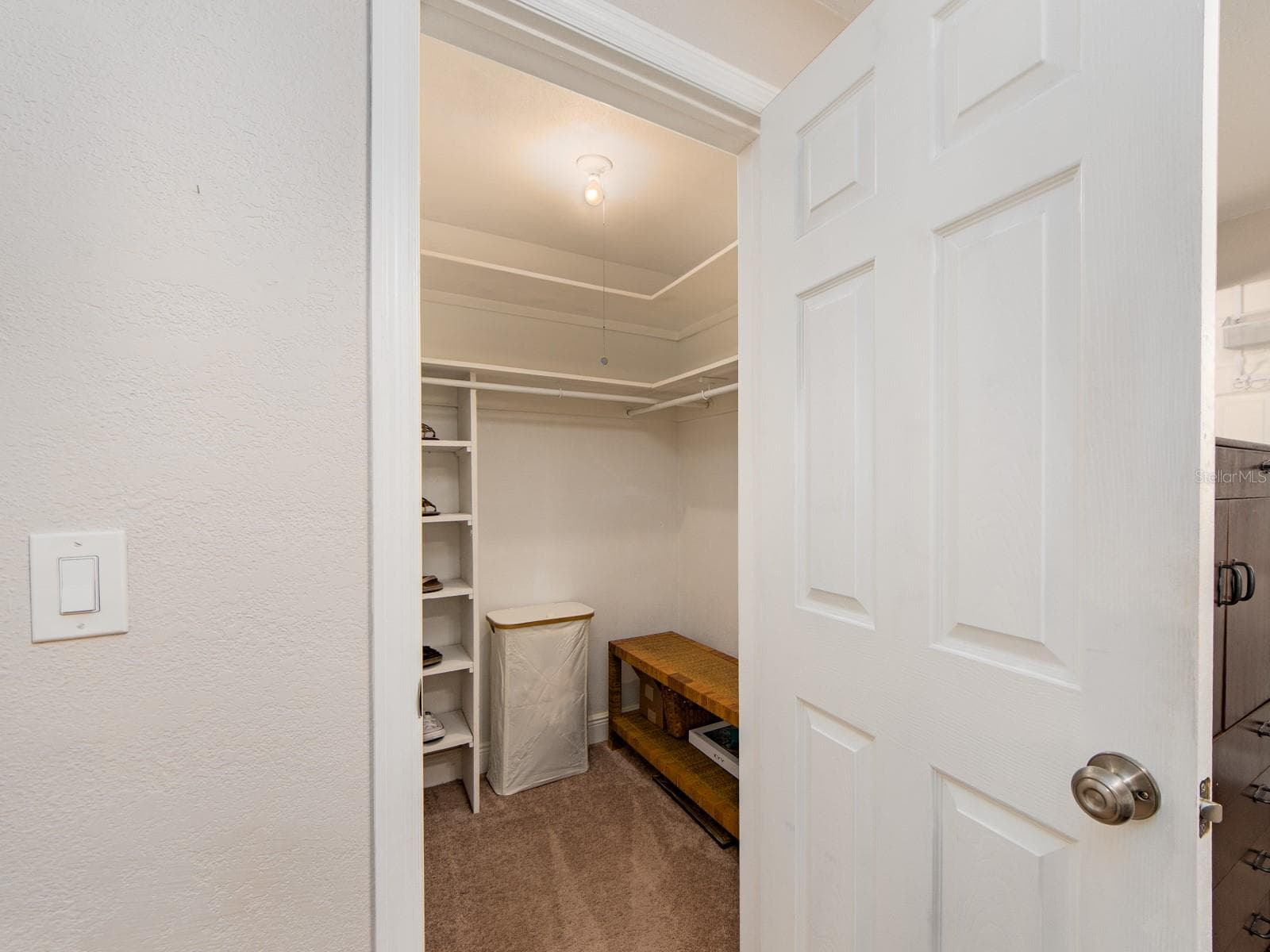 walk in closet - 1679 WOODRIDGE DR, CLEARWATER